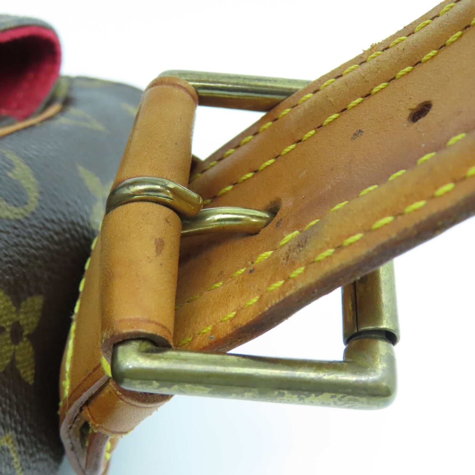 LOUIS VUITTON 【激減優惠】Monogram Viva Cite GM金扣肩背袋棕色
