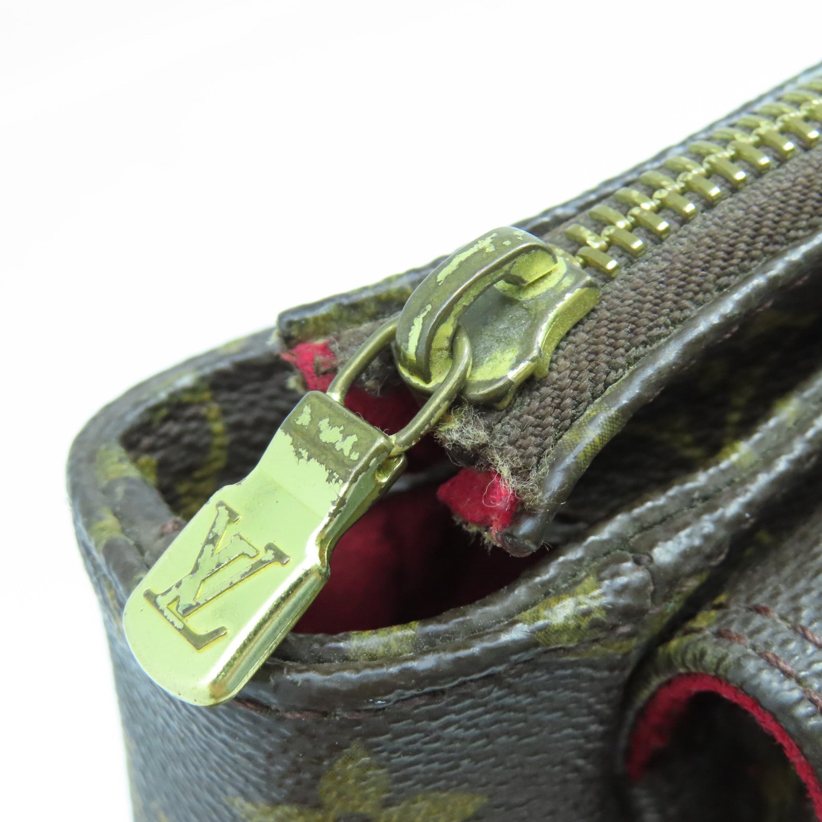 LOUIS VUITTON 【激減優惠】Monogram Viva Cite GM金扣肩背袋棕色