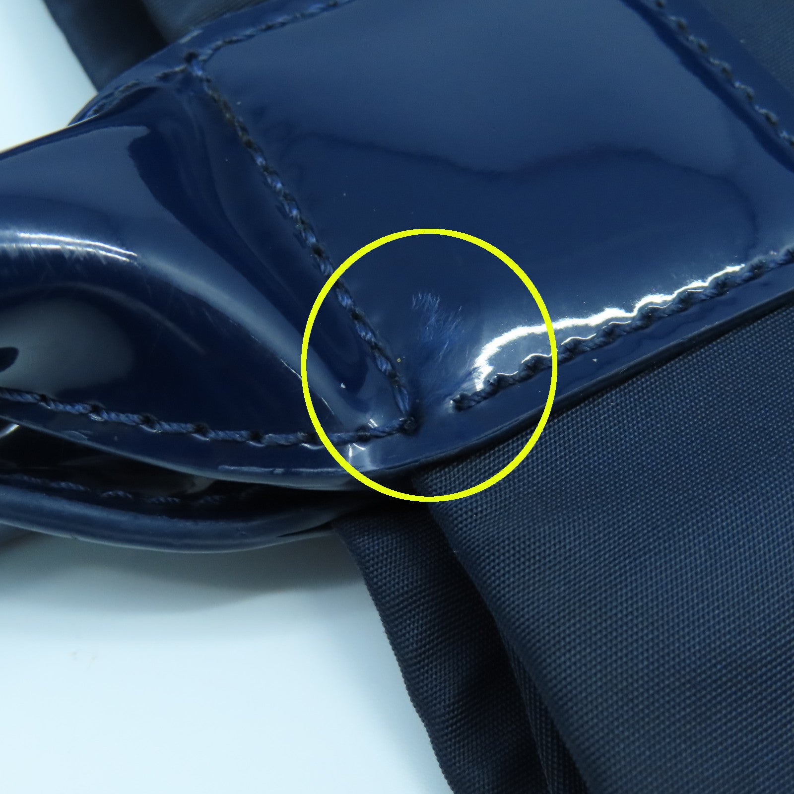 Tory Burch 尼龍Tote Bag金扣手挽袋海軍藍