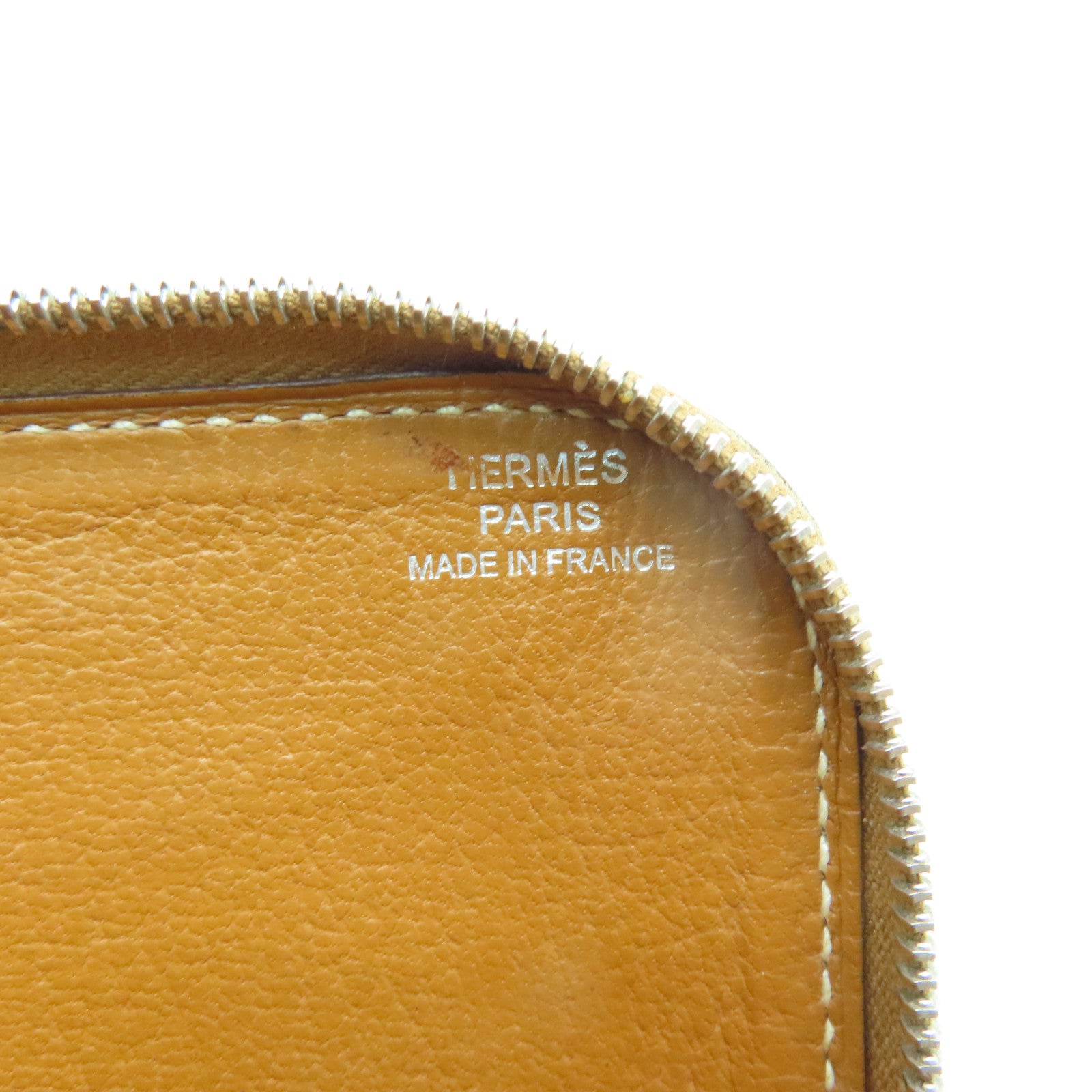 HERMES Epsom皮革Remix Duo Chimeres Wallet銀扣錢包啡色