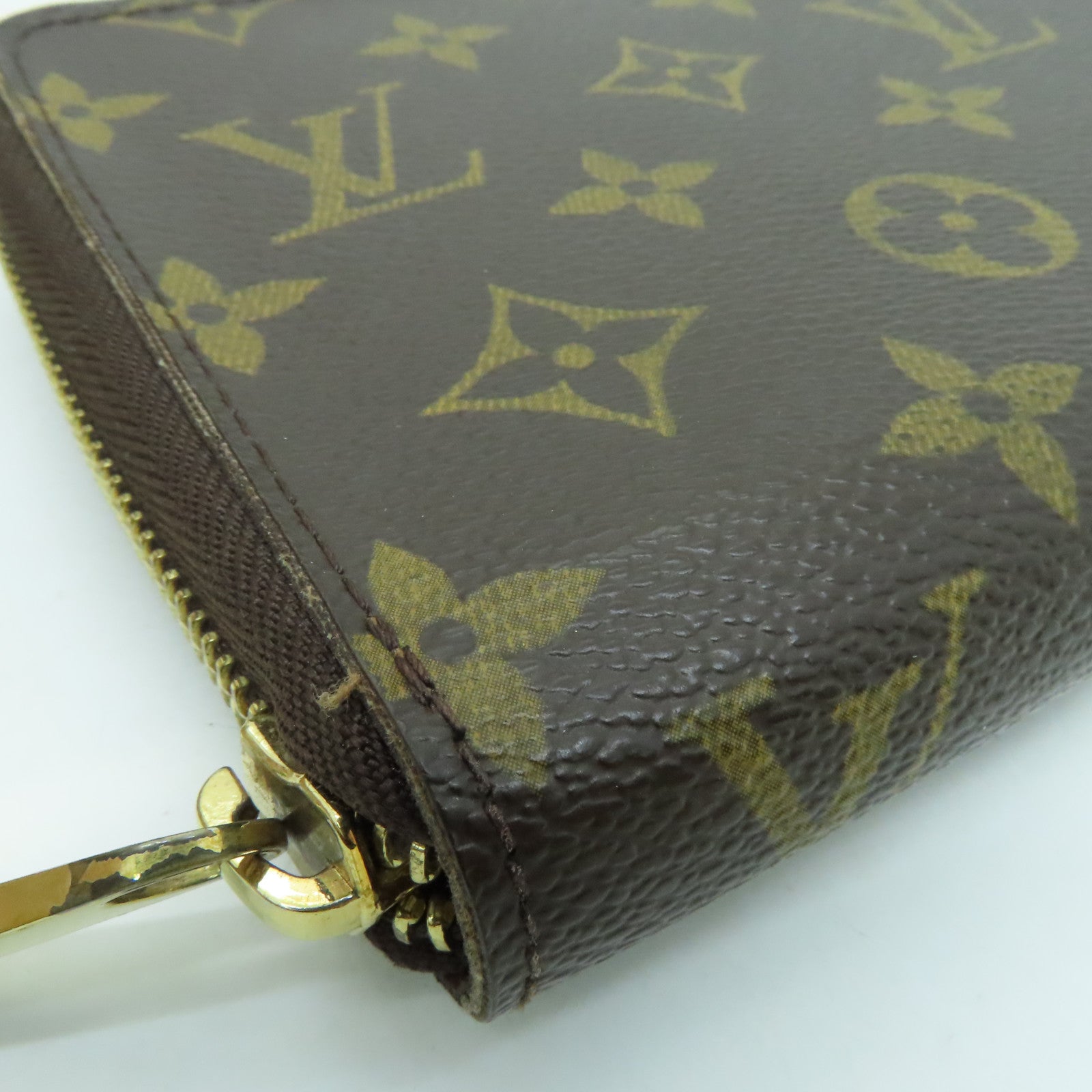 LOUIS VUITTON Monogram Zippy Long Wallet长钱包金扣啡色
