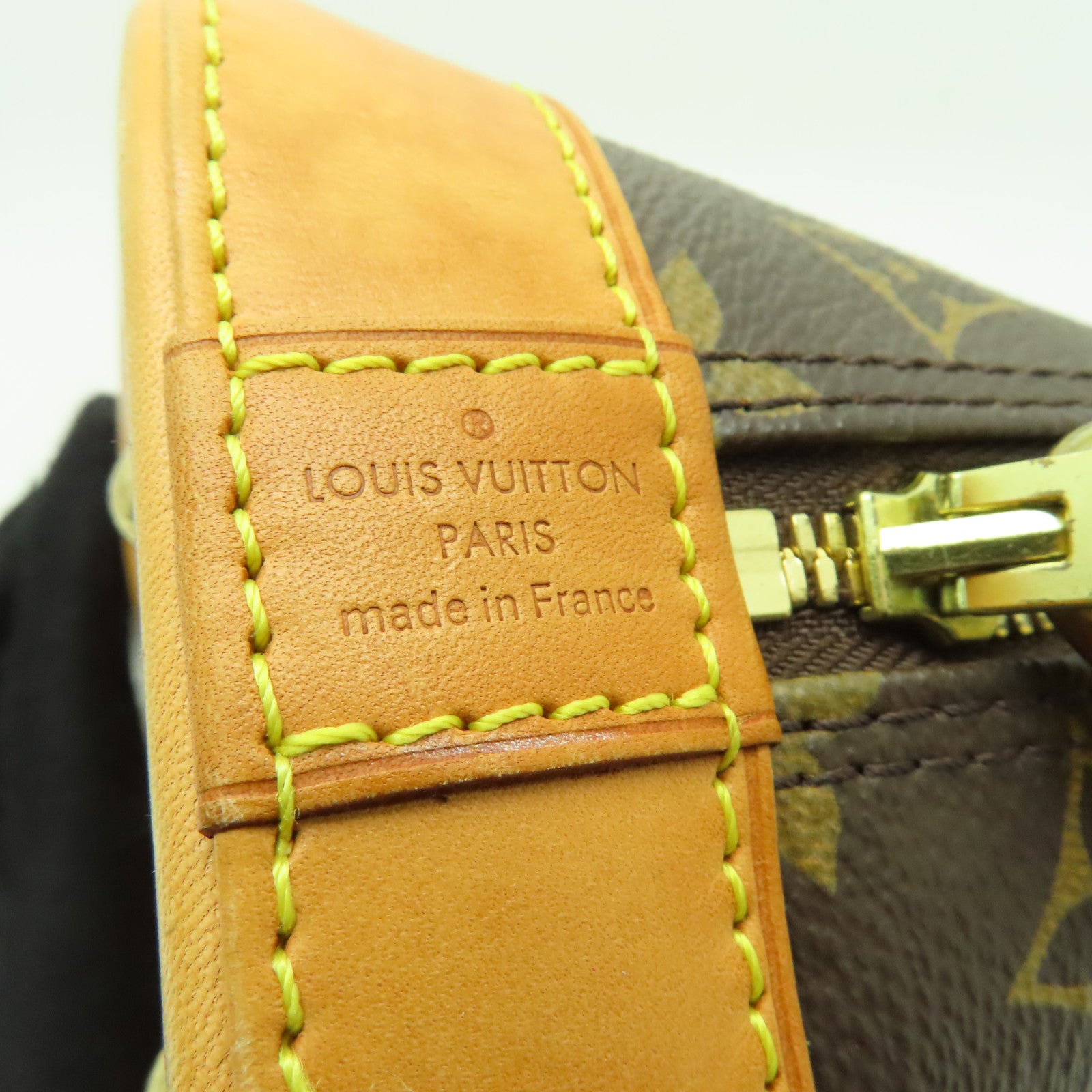 LOUIS VUITTON Monogram Alma BB金扣手挽肩背兩用袋啡色
