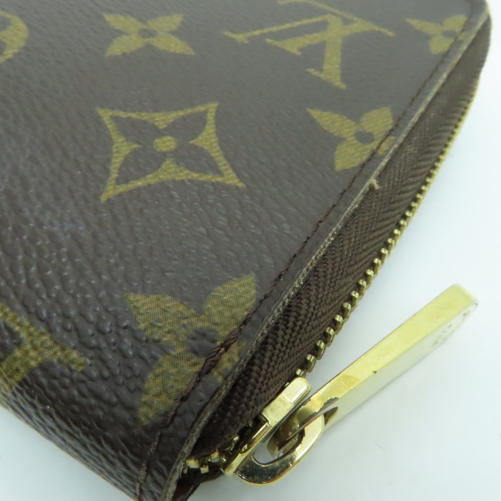LOUIS VUITTON Monogram Zippy Long Wallet长钱包金扣啡色