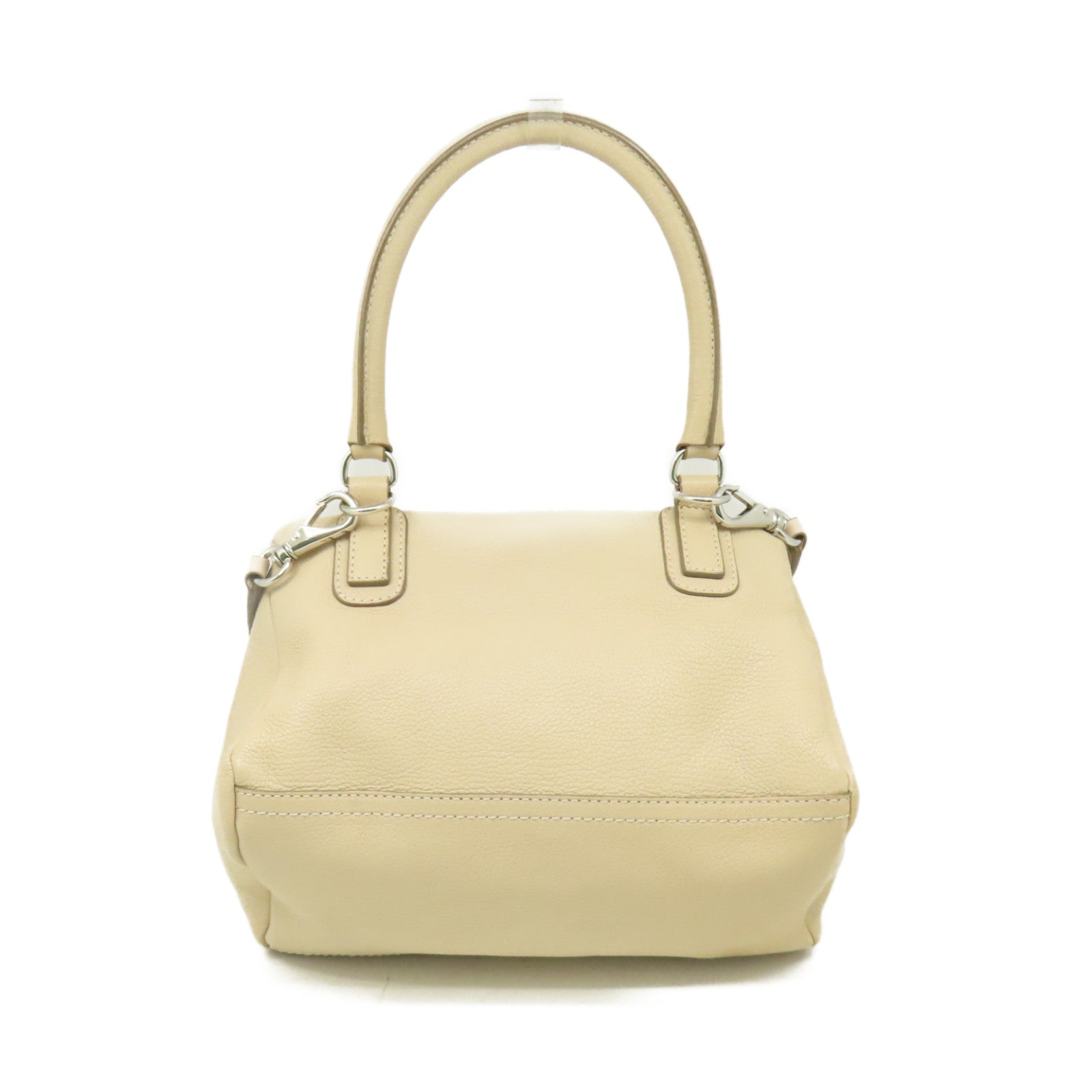 GIVENCHY 牛皮皮革Pandora 2Way Shoulder Bag手挽肩背兩用袋杏色