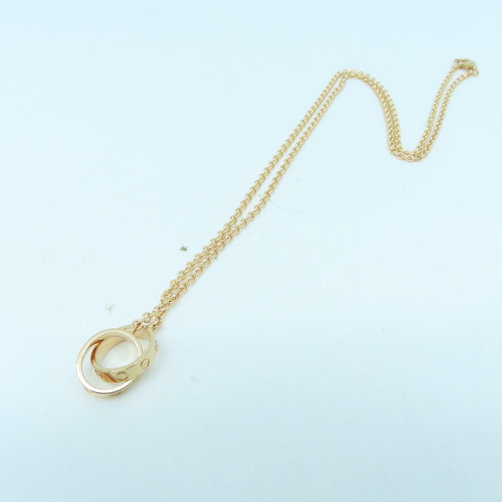 CARTIER 18K玫瑰金Mini Love Necklace項鍊