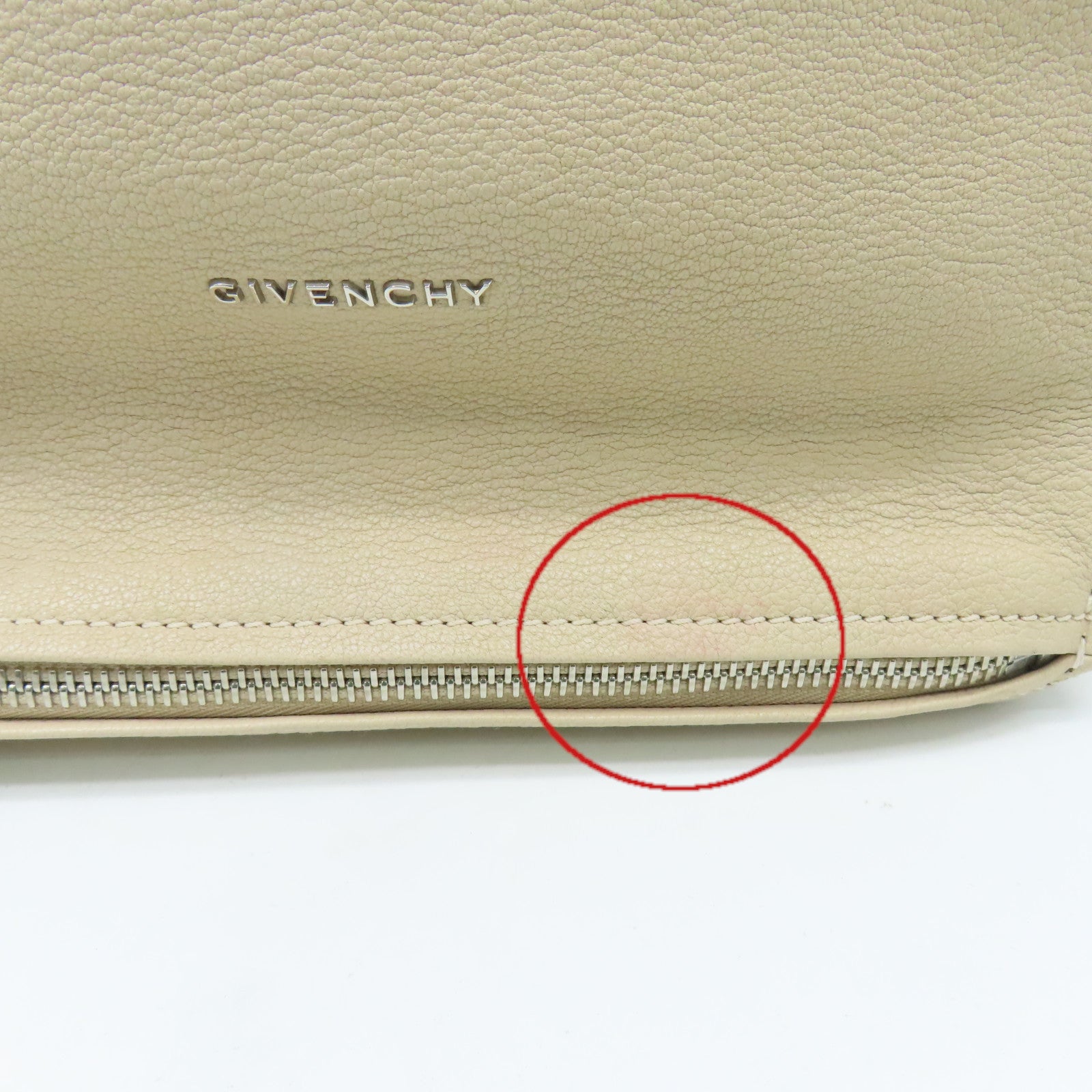 GIVENCHY 牛皮皮革Pandora 2Way Shoulder Bag手挽肩背兩用袋杏色