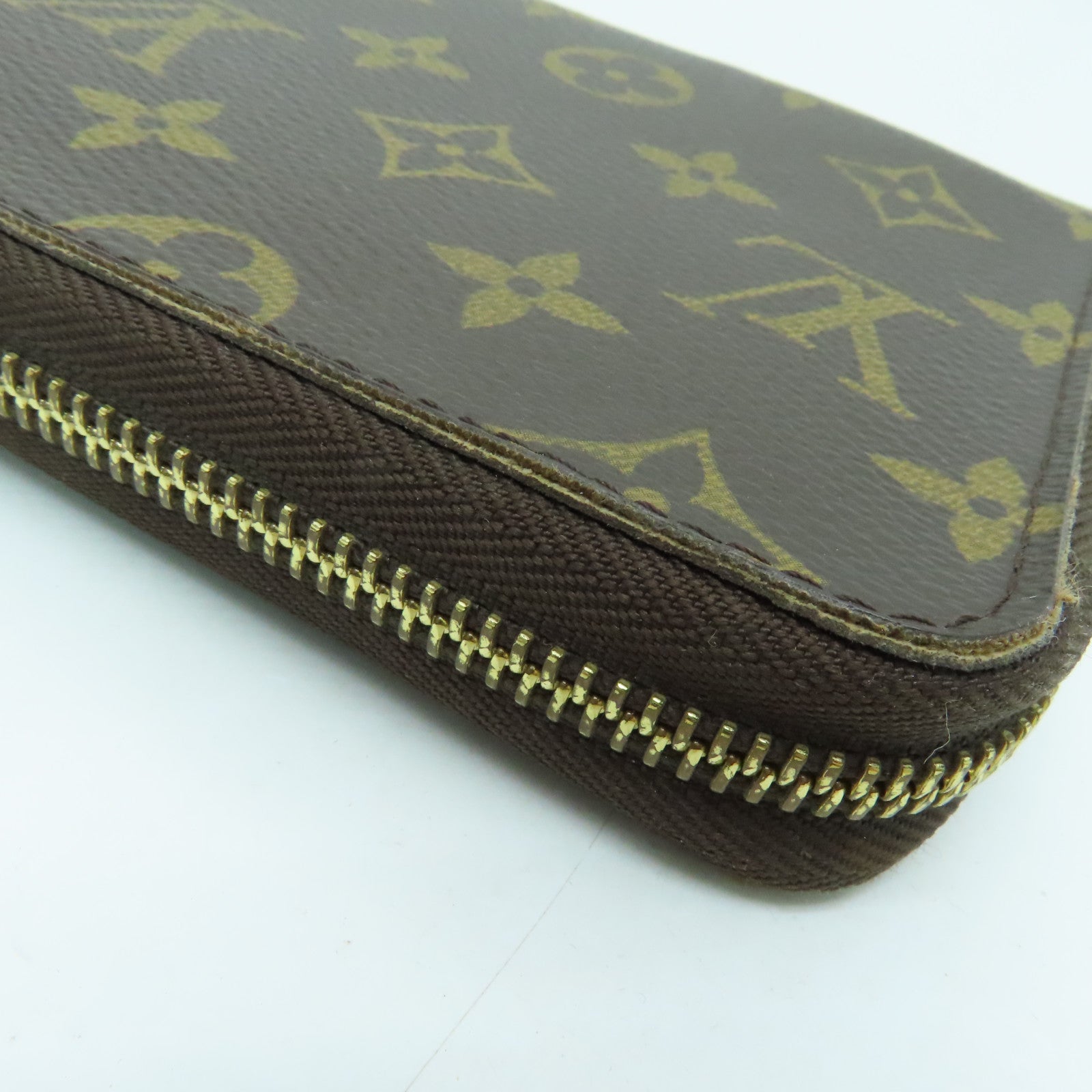 LOUIS VUITTON Monogram Zippy Long Wallet长钱包金扣啡色