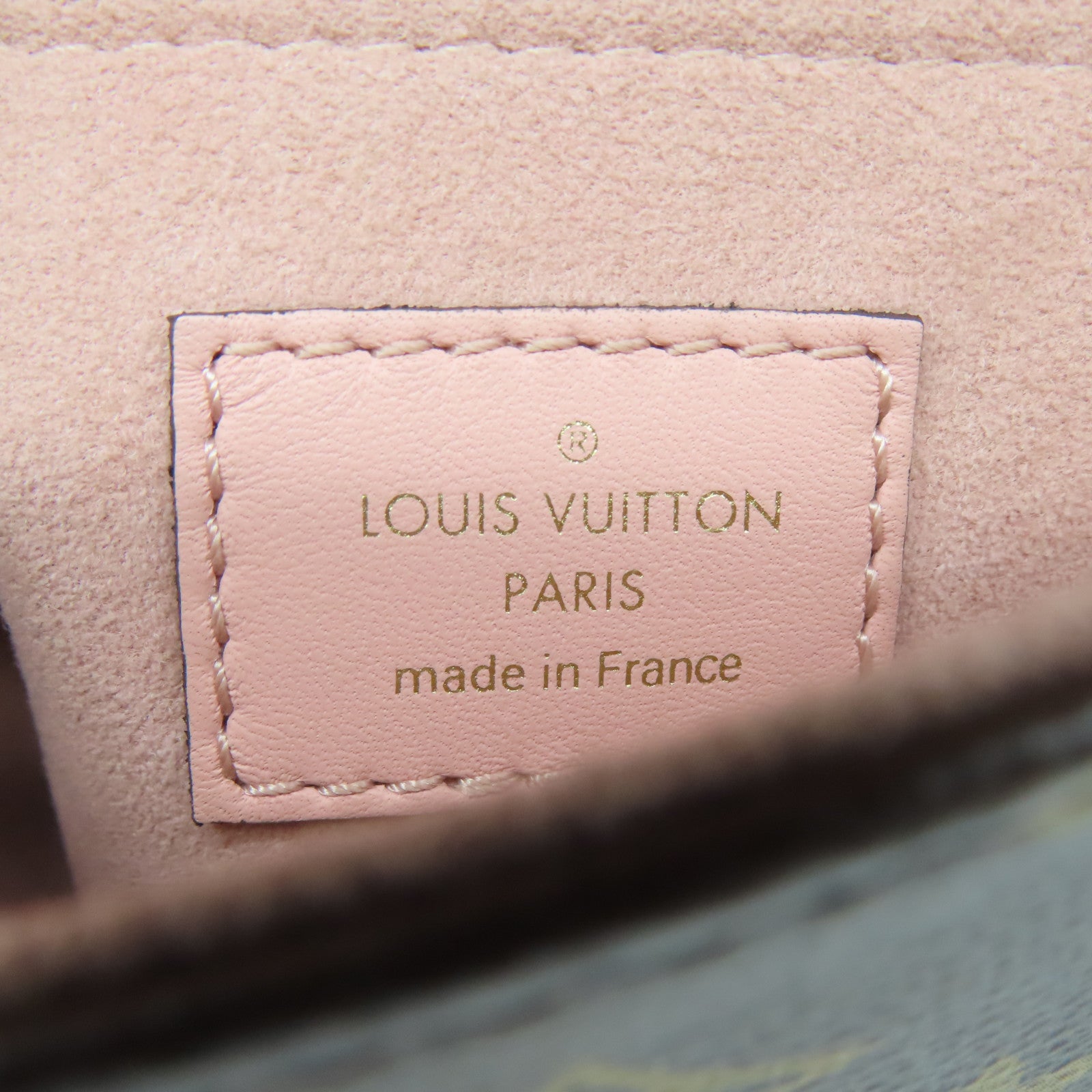 LOUIS VUITTON Monogram Locky BB金扣手挽肩背兩用袋粉紅色/啡色