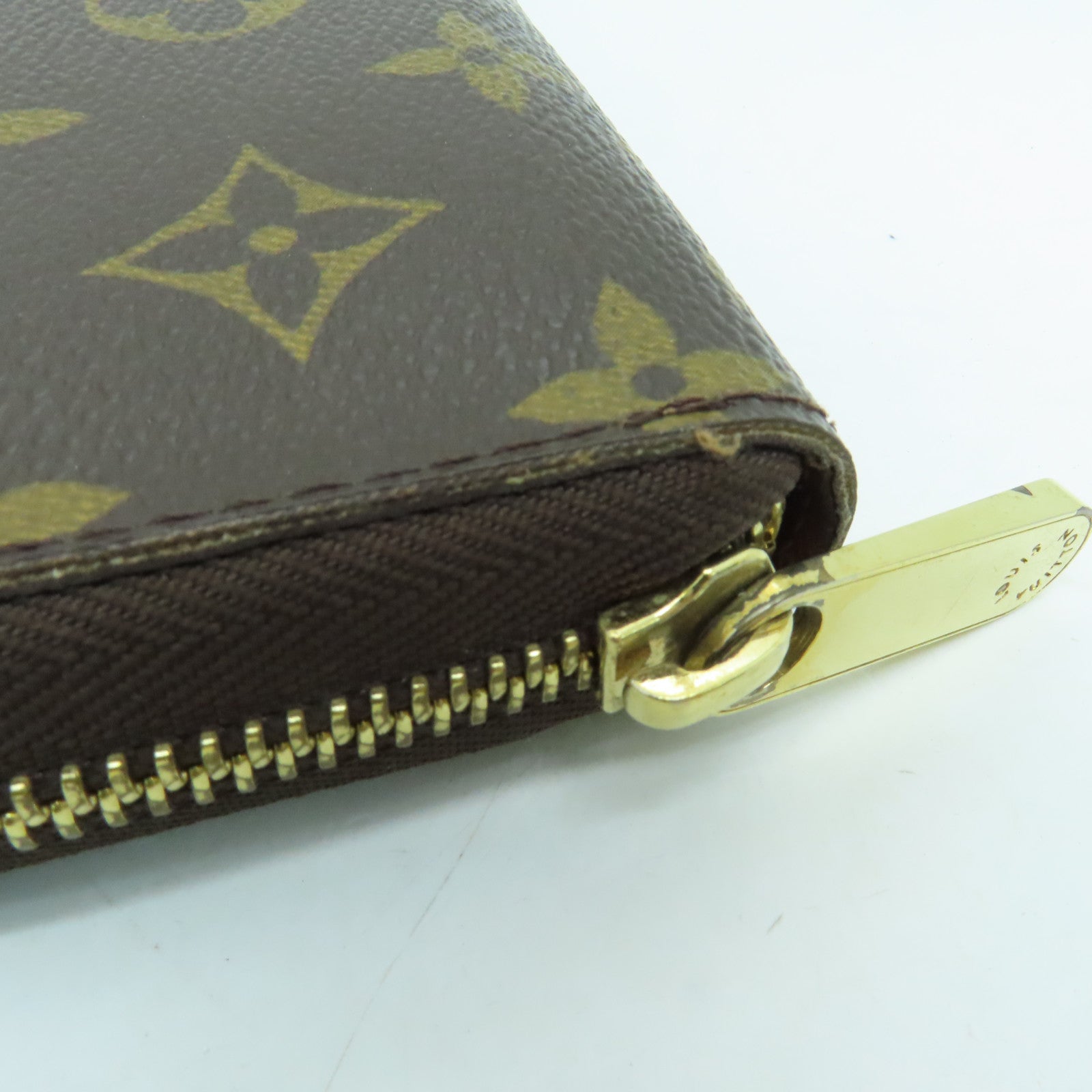 LOUIS VUITTON Monogram Zippy Long Wallet长钱包金扣啡色