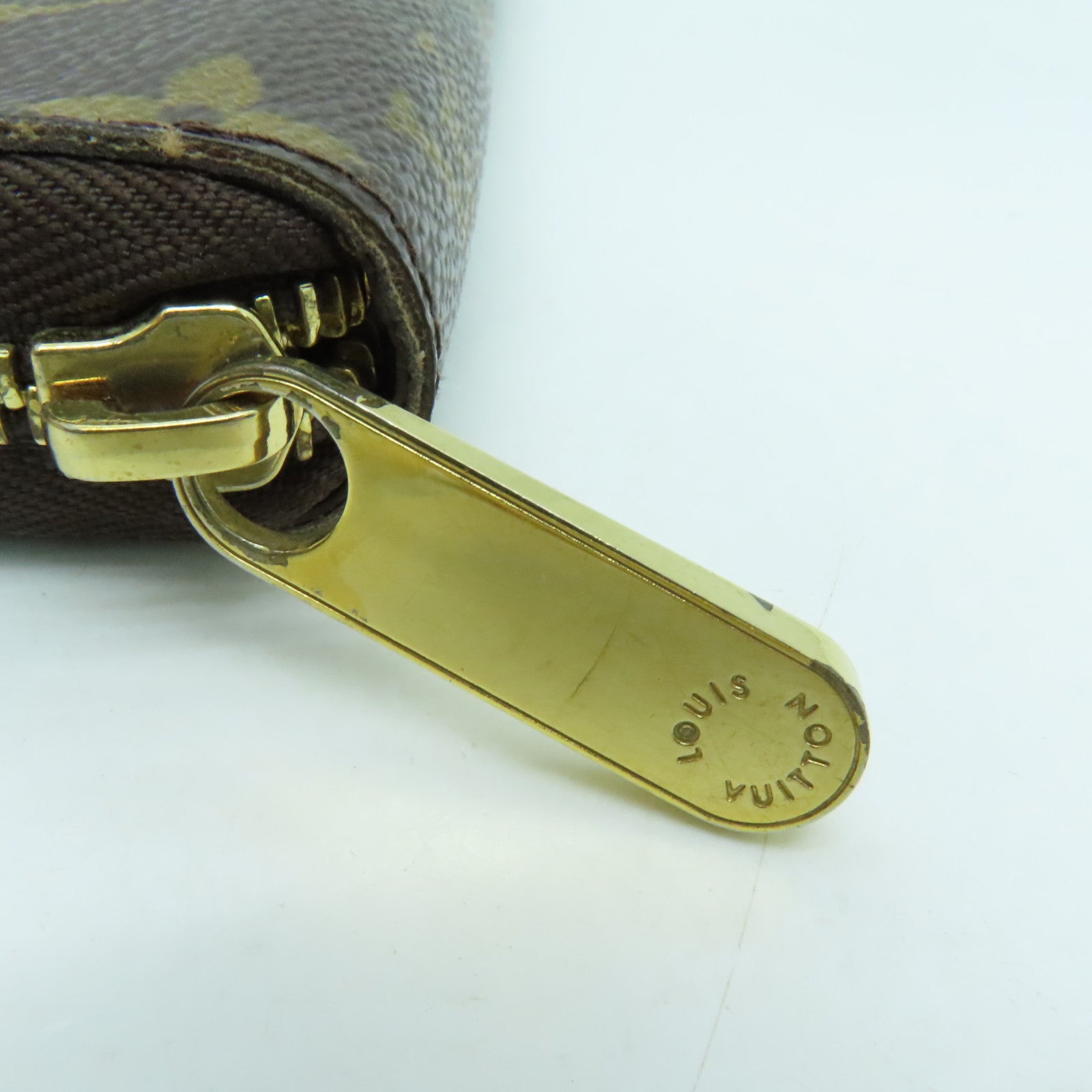 LOUIS VUITTON Monogram Zippy Long Wallet长钱包金扣啡色