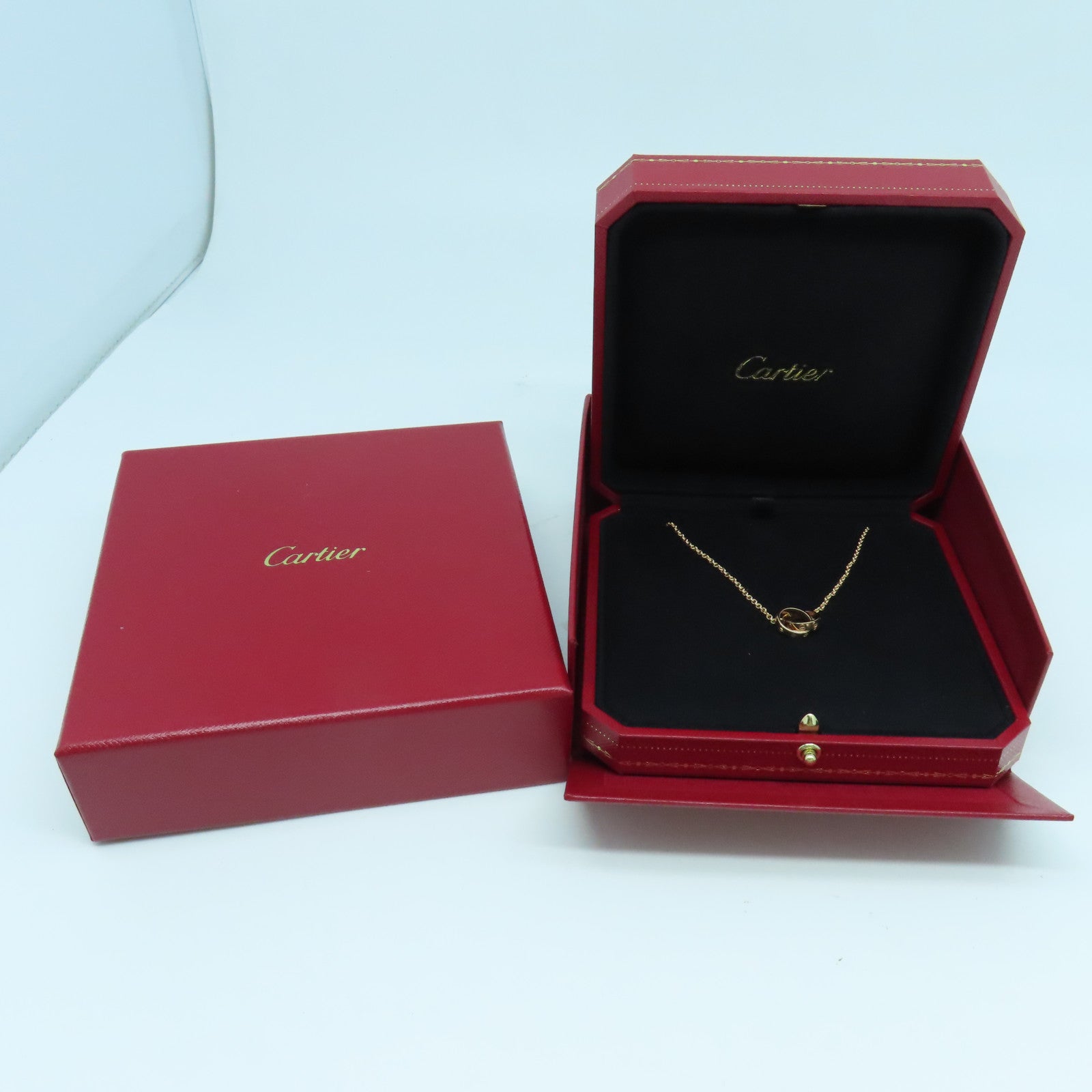 CARTIER 18K玫瑰金Mini Love Necklace項鍊