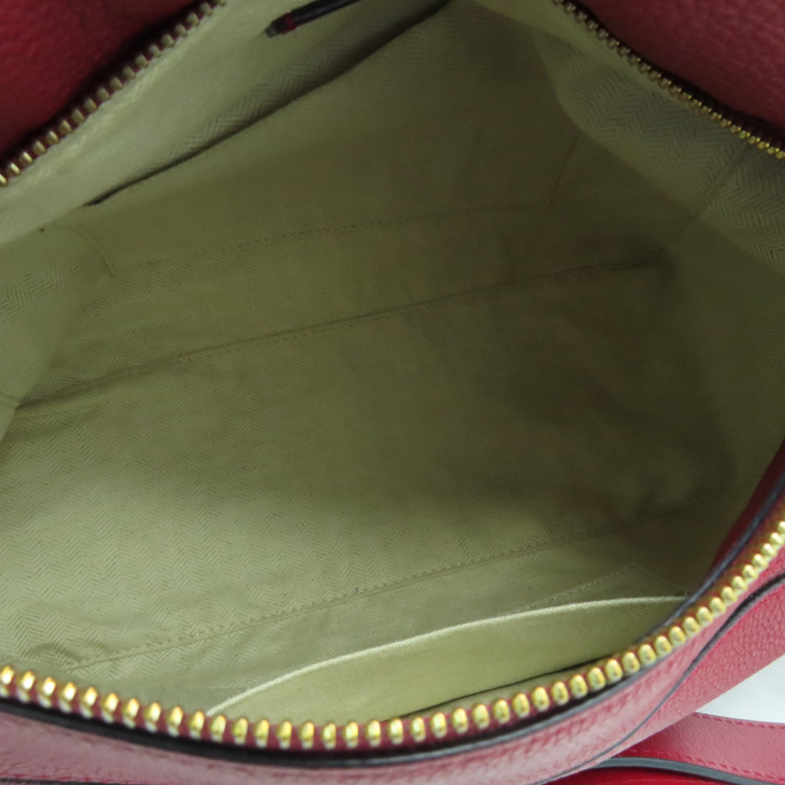 LOEWE 牛皮皮革Puzzle金扣手挽肩背兩用袋紅色