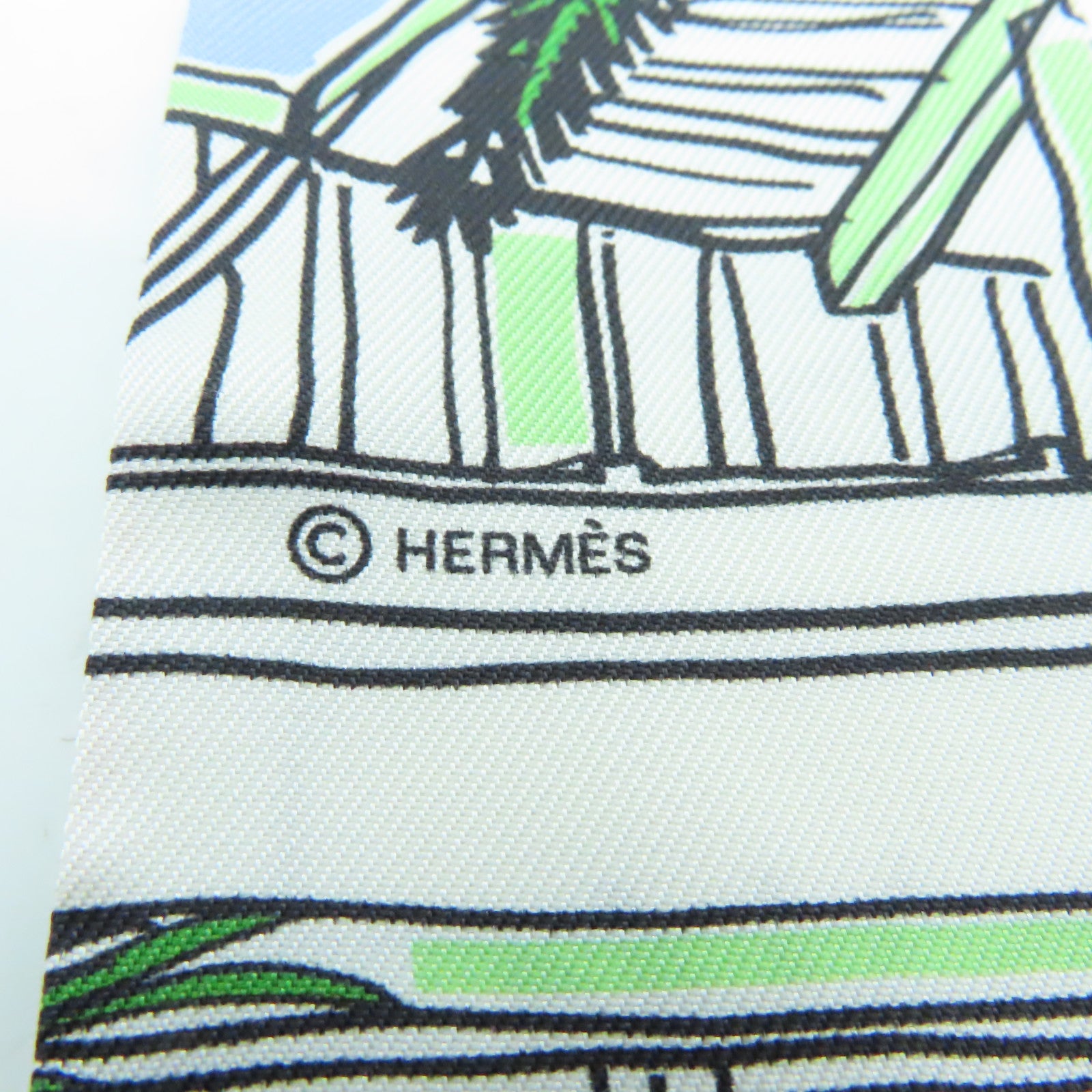 HERMES 【激減優惠】絲質Twilly絲巾彩色