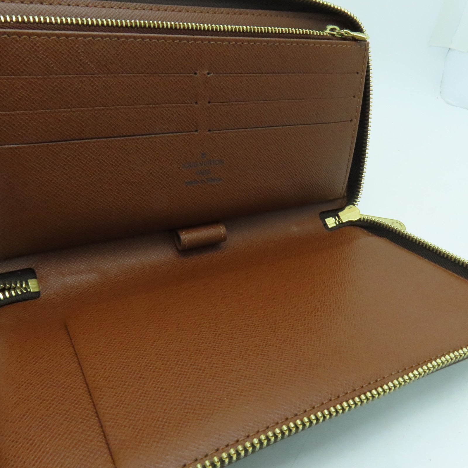 LOUIS VUITTON Monogram Zippy Long Wallet长钱包金扣啡色