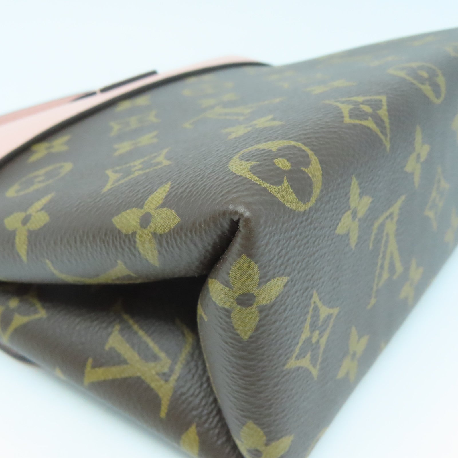 LOUIS VUITTON Monogram Locky BB金扣手挽肩背兩用袋粉紅色/啡色