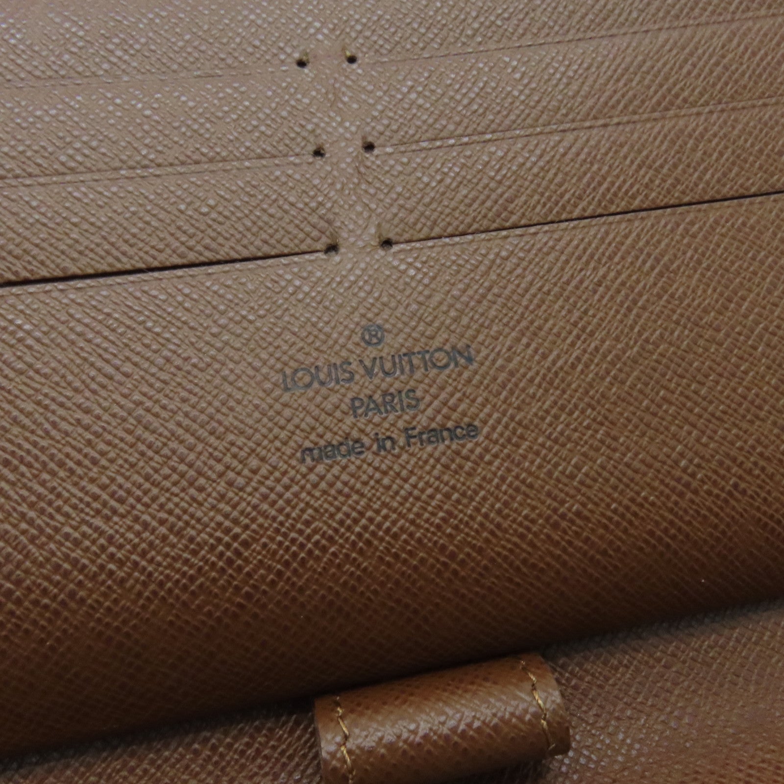 LOUIS VUITTON Monogram Zippy Long Wallet长钱包金扣啡色