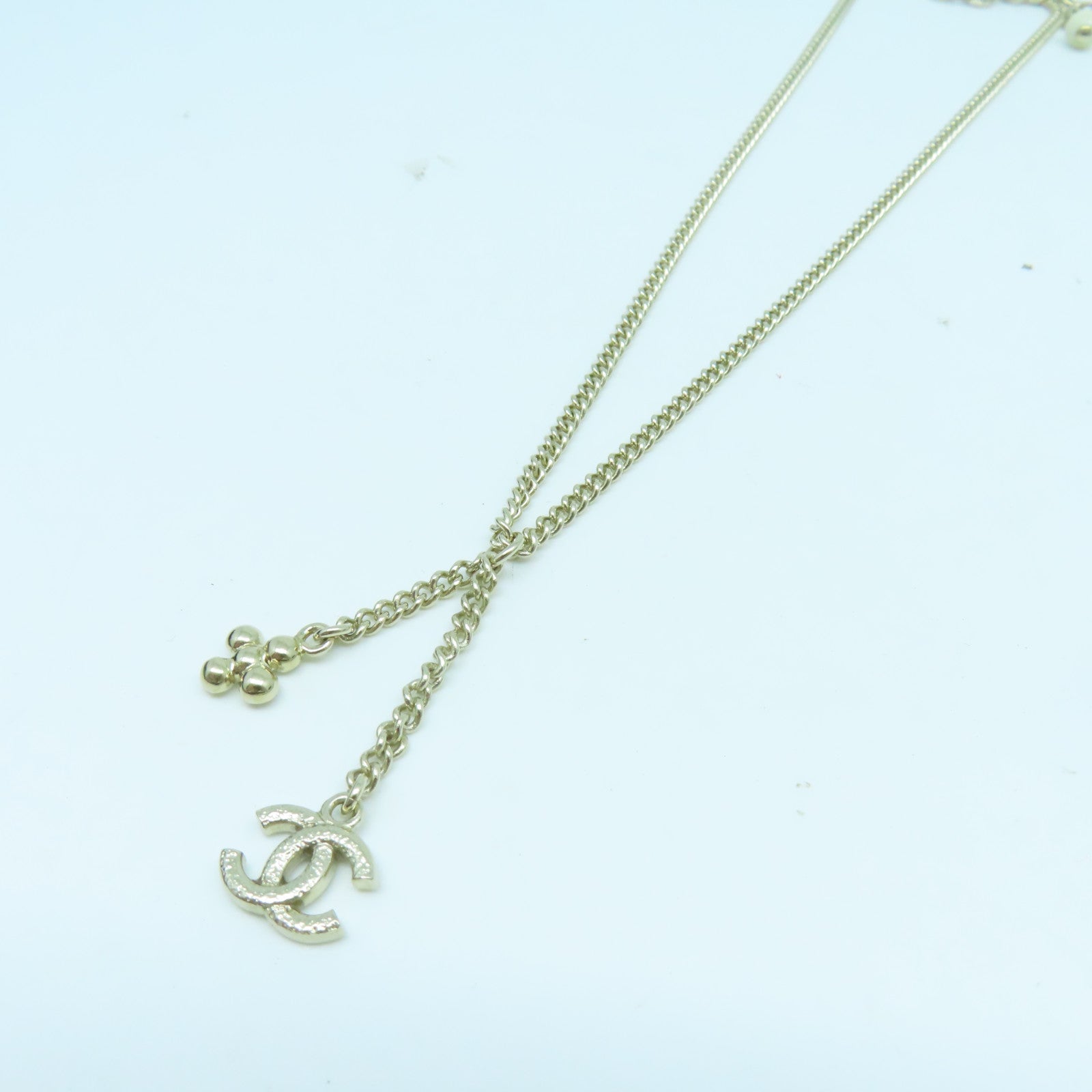 CHANEL 金屬Necklace項鍊金色