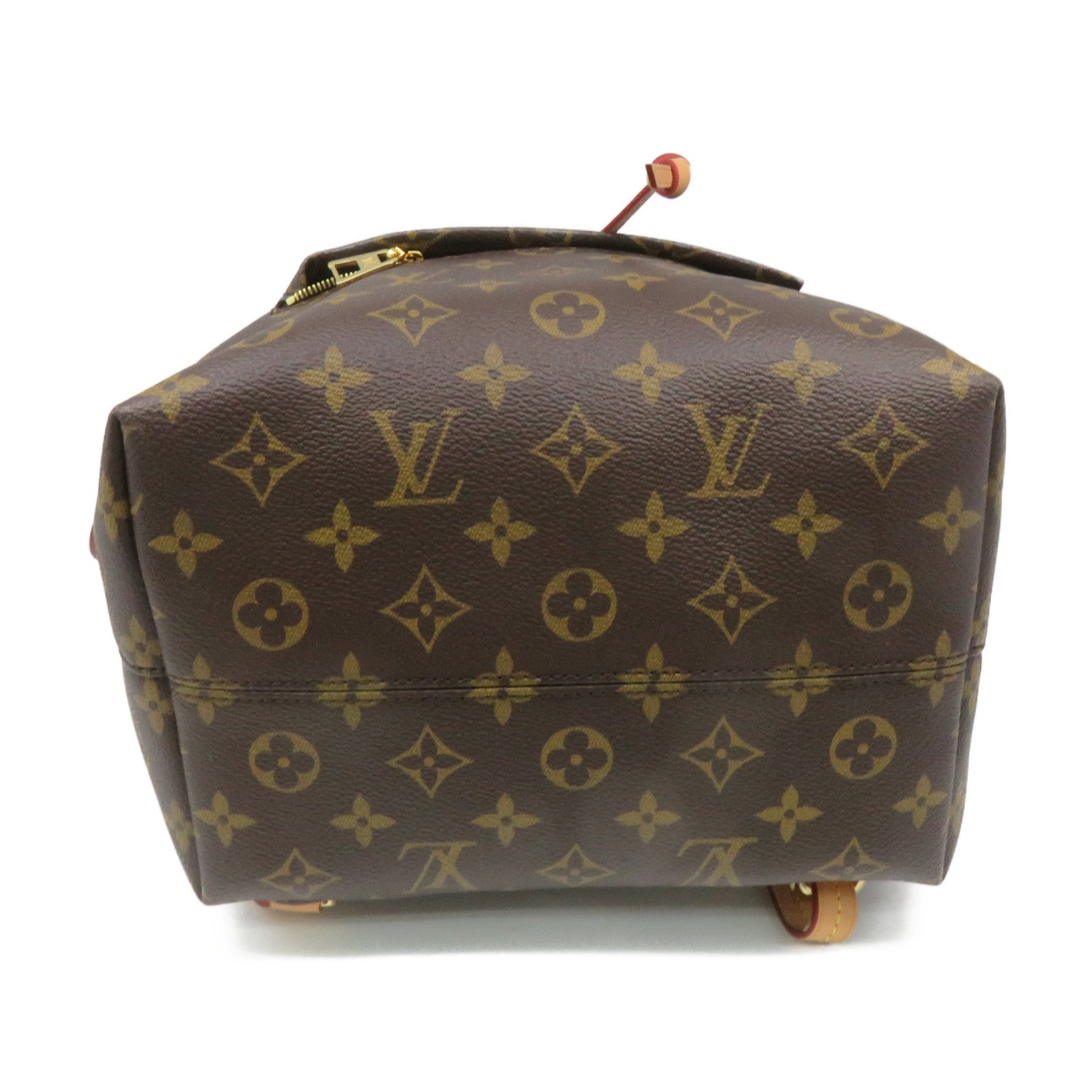 LOUIS VUITTON Monogram Montsuris PM Backpack brown