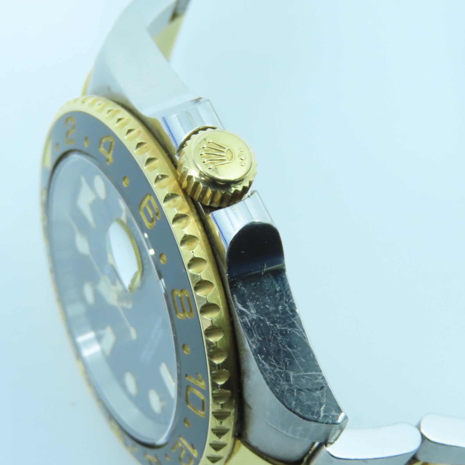 ROLEX GMT MasterⅡ18K黃金/不鏽鋼手錶自動機芯黑色/金色/銀色