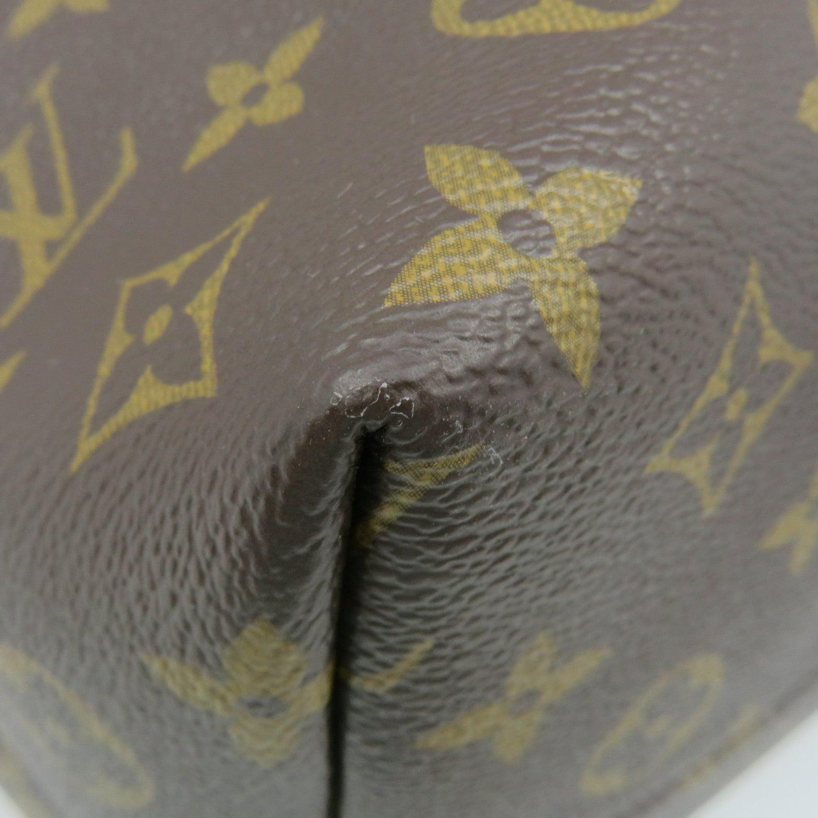 LOUIS VUITTON Monogram Montsuris PM Backpack brown