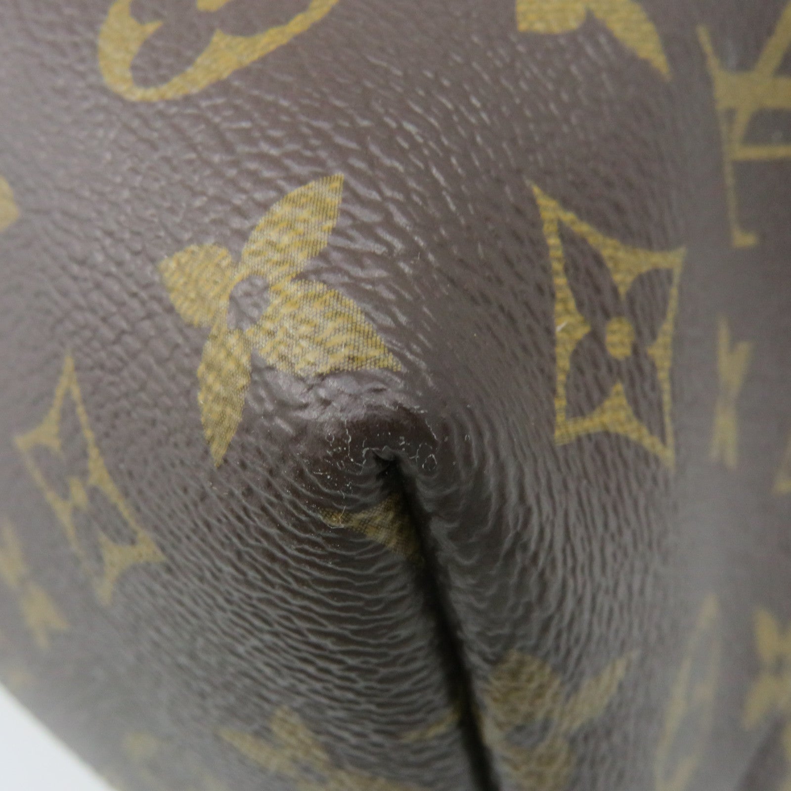 LOUIS VUITTON Monogram Montsuris PM Backpack brown