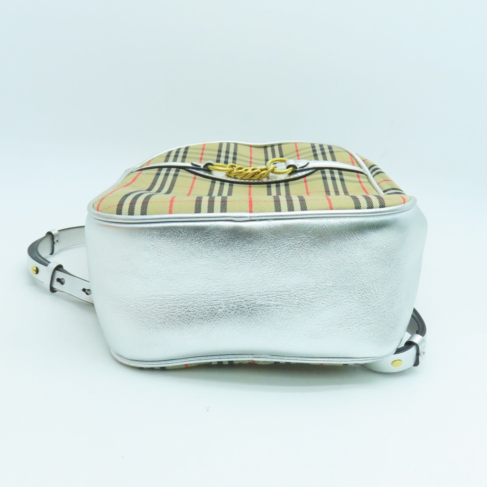 BURBERRY 帆布Backpack金扣背包啡色