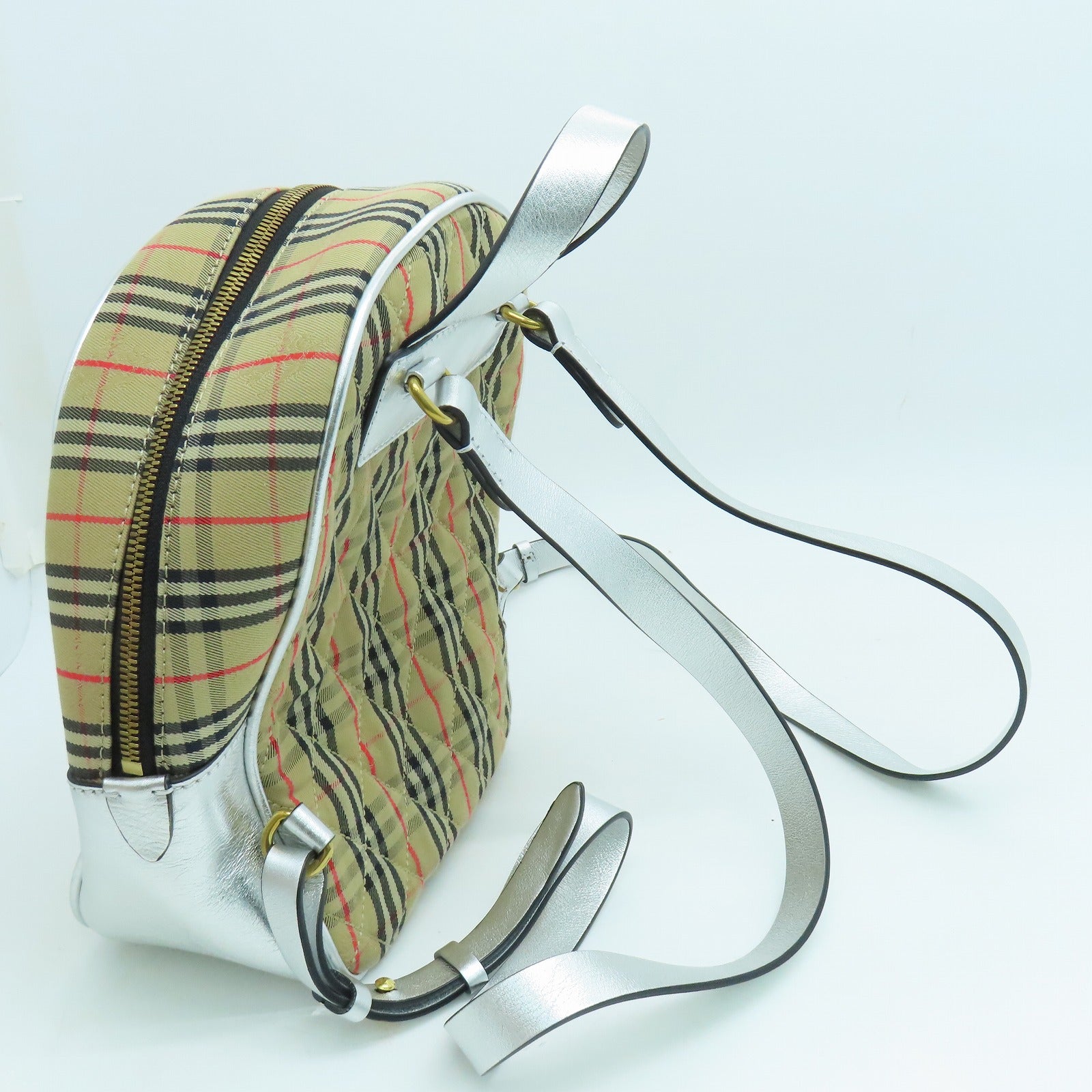 BURBERRY 帆布Backpack金扣背包啡色