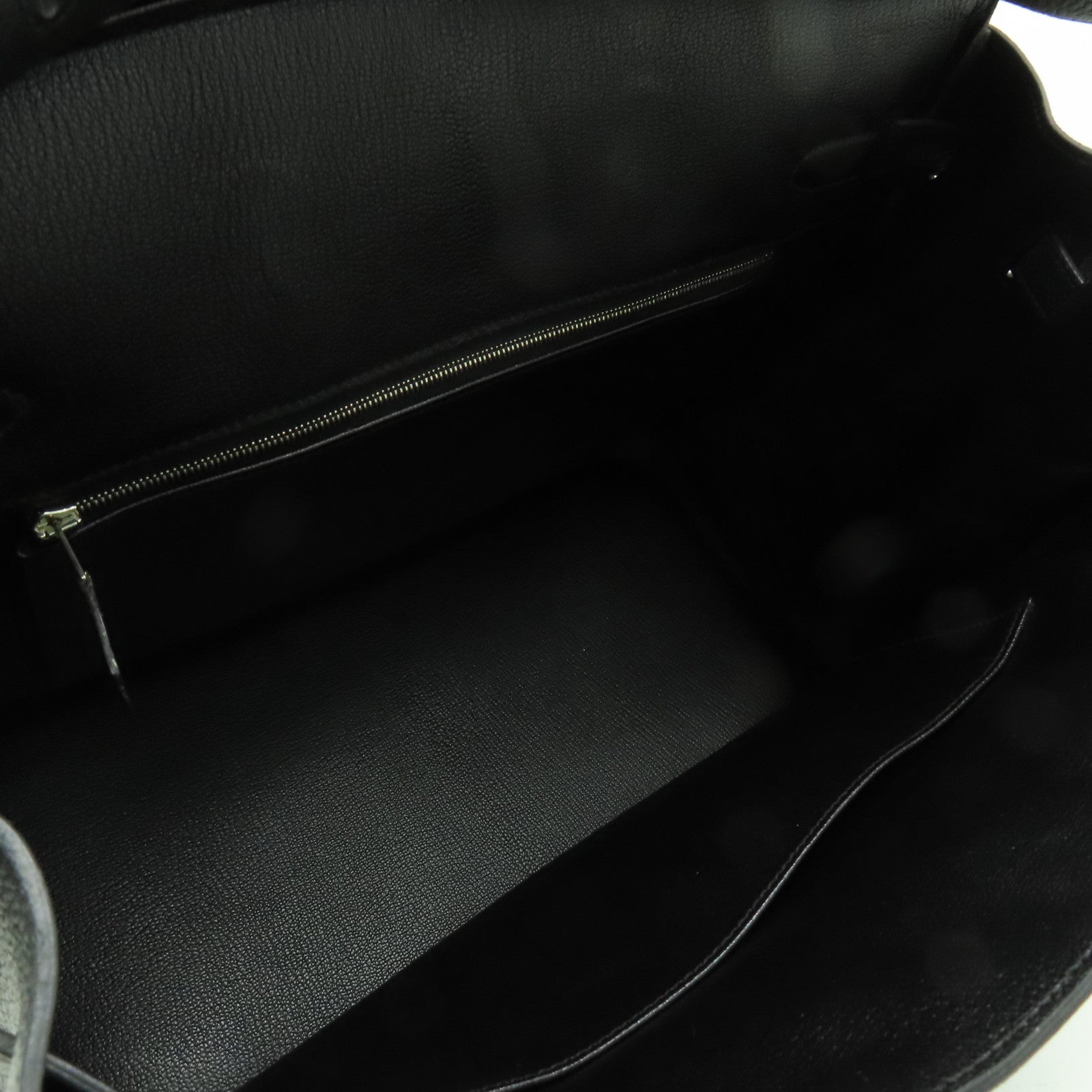 HERMES Togo皮革Birkin 35銀扣手挽袋Noir黑色