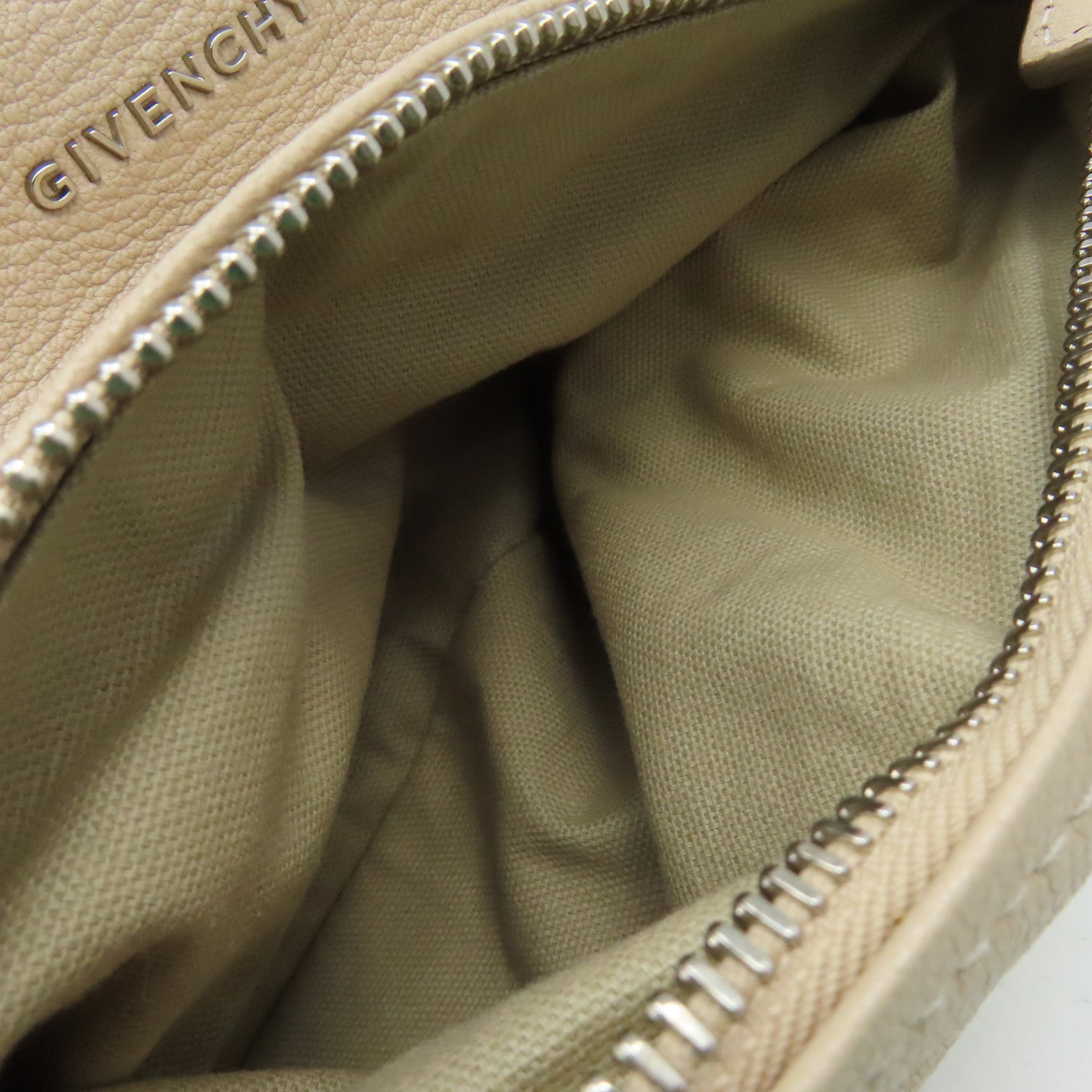 GIVENCHY 牛皮皮革Pandora 2Way Shoulder Bag手挽肩背兩用袋杏色
