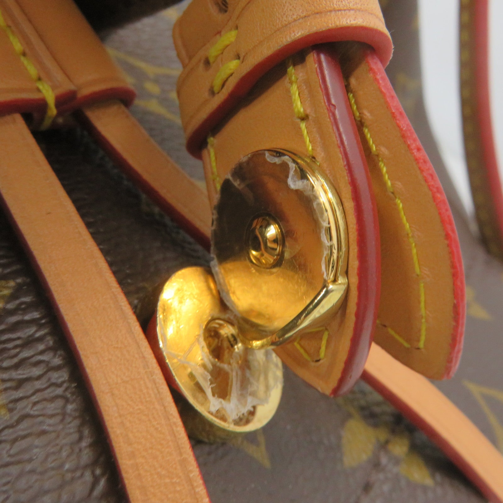 LOUIS VUITTON Monogram Montsuris PM Backpack brown