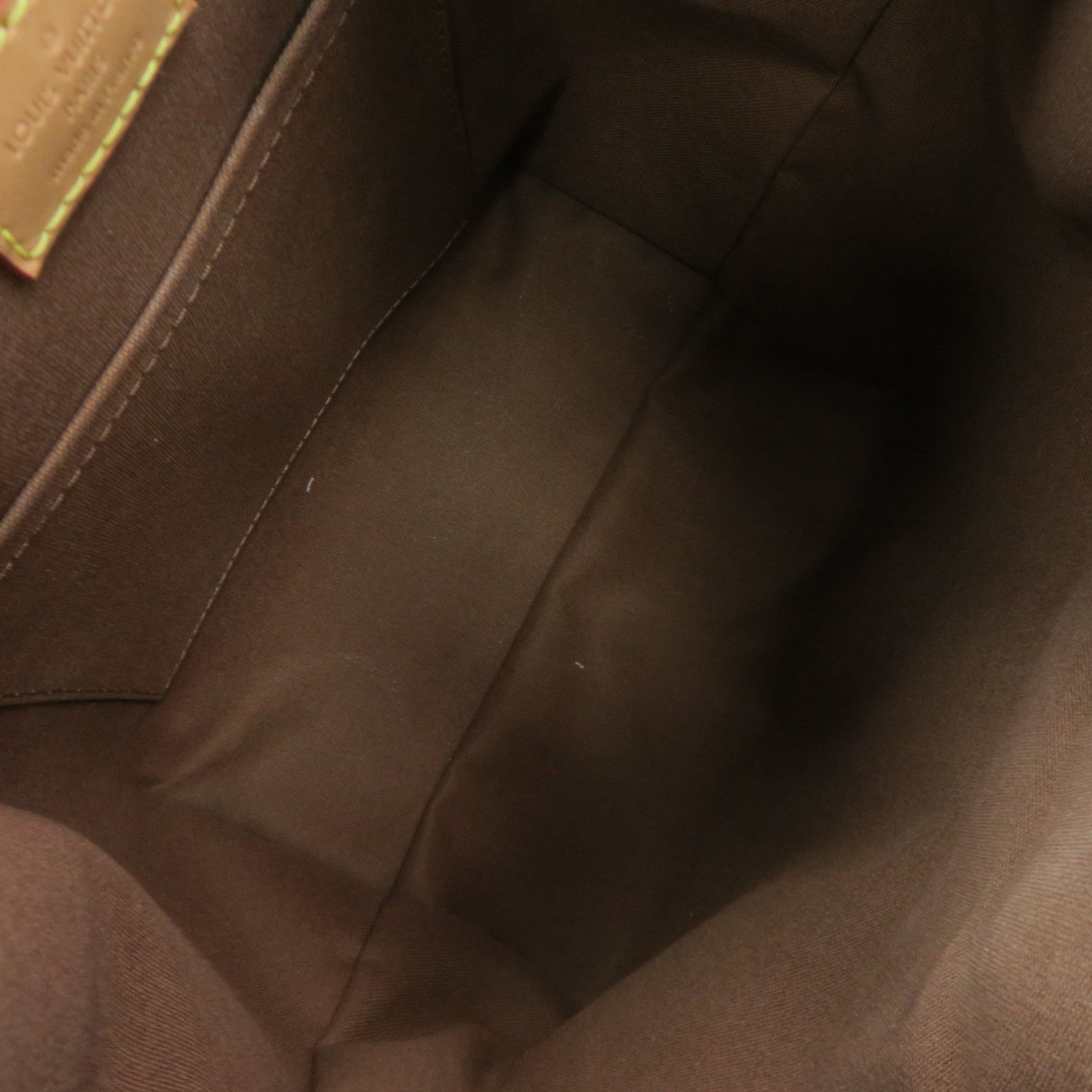 LOUIS VUITTON Monogram Montsuris PM Backpack brown