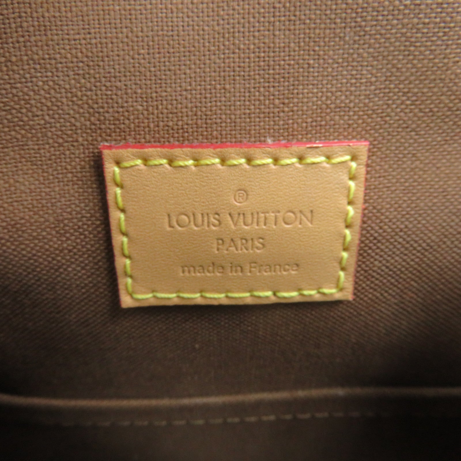 LOUIS VUITTON Monogram Montsuris PM Backpack brown