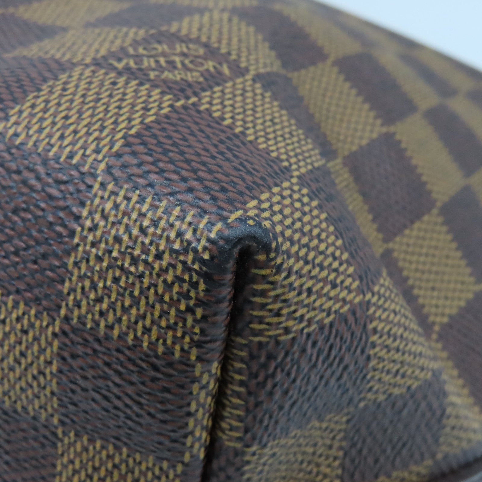 LOUIS VUITTON Damier Illovo MM金扣肩背袋啡色