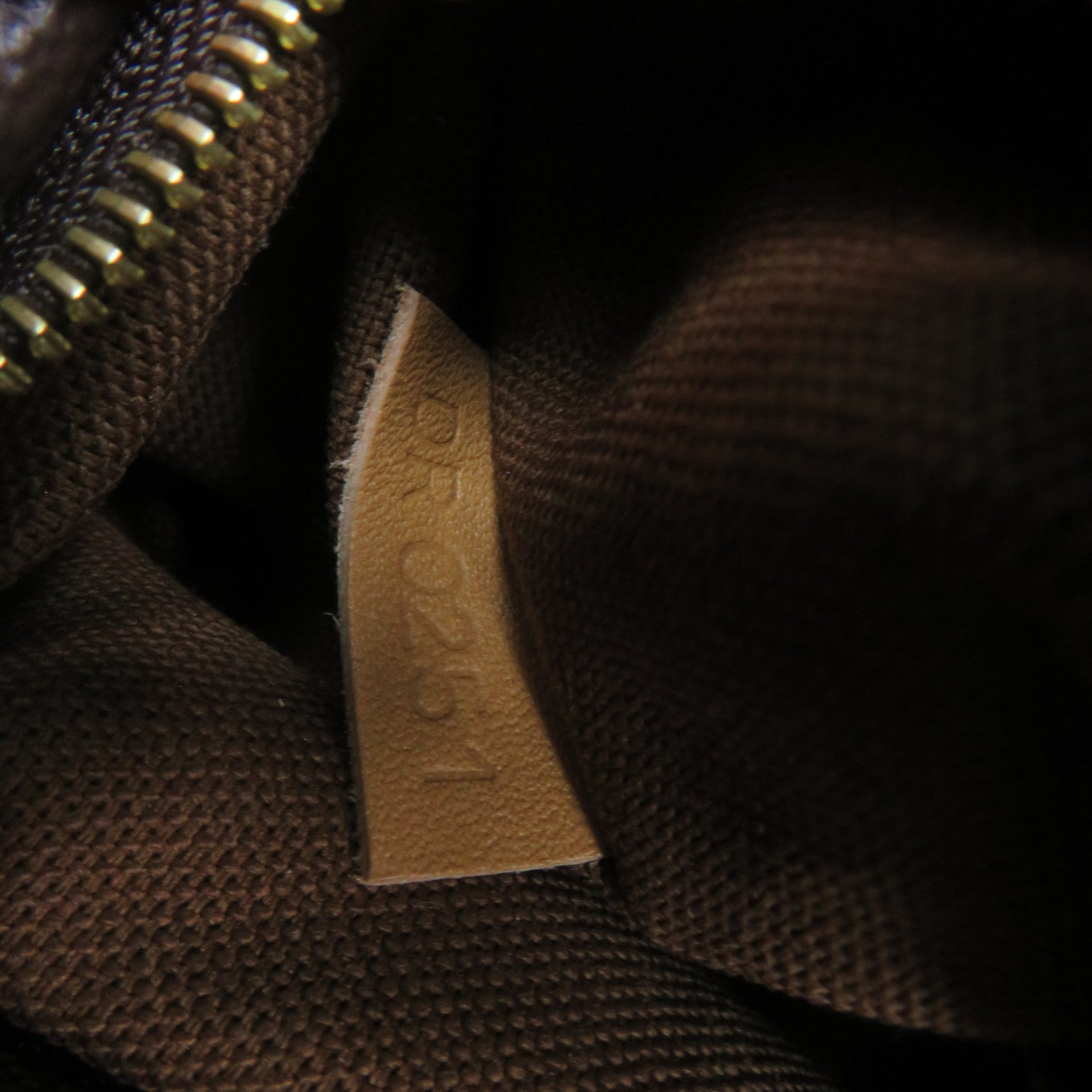 LOUIS VUITTON Monogram Montsuris PM Backpack brown