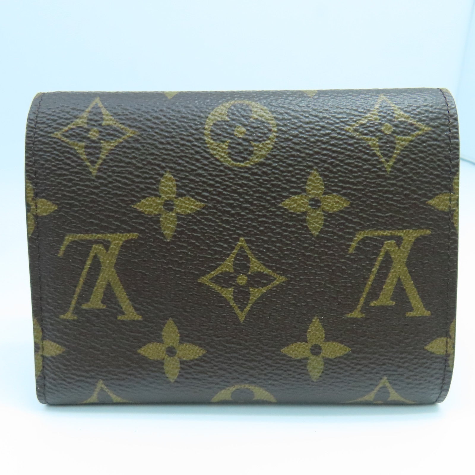 LOUIS VUITTON Monogram Wallet金扣錢包啡色
