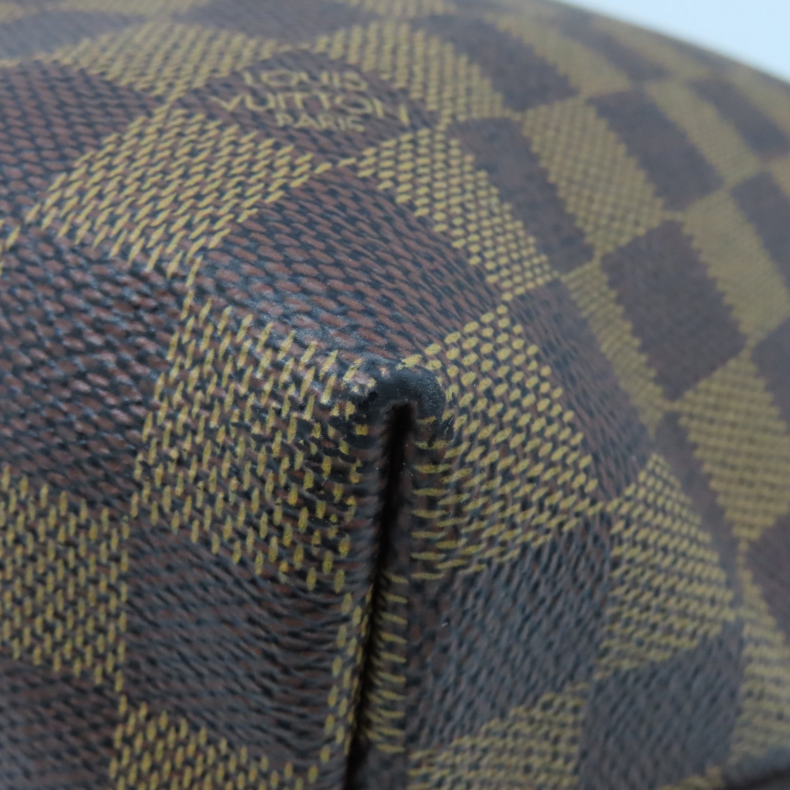 LOUIS VUITTON Damier Illovo MM金扣肩背袋啡色