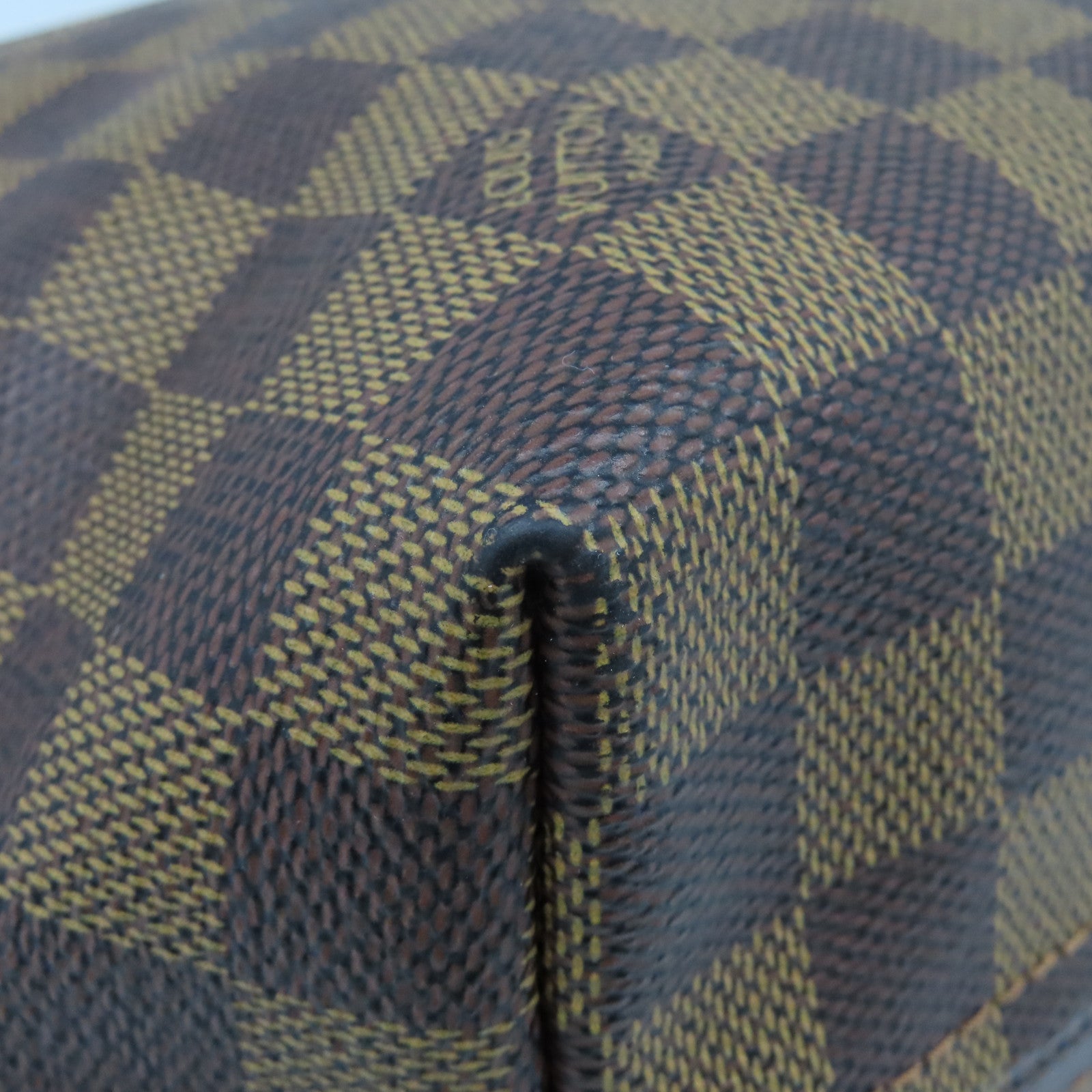 LOUIS VUITTON Damier Illovo MM金扣肩背袋啡色