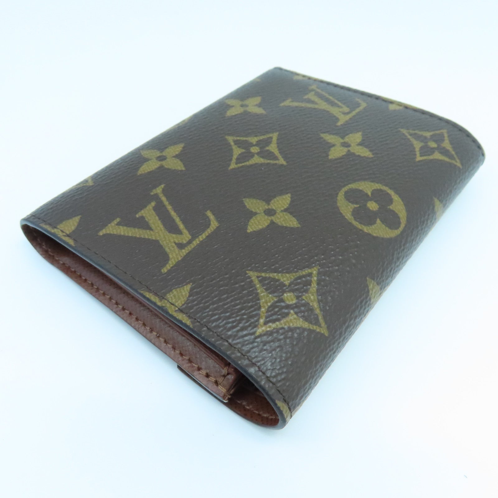 LOUIS VUITTON Monogram Wallet金扣錢包啡色