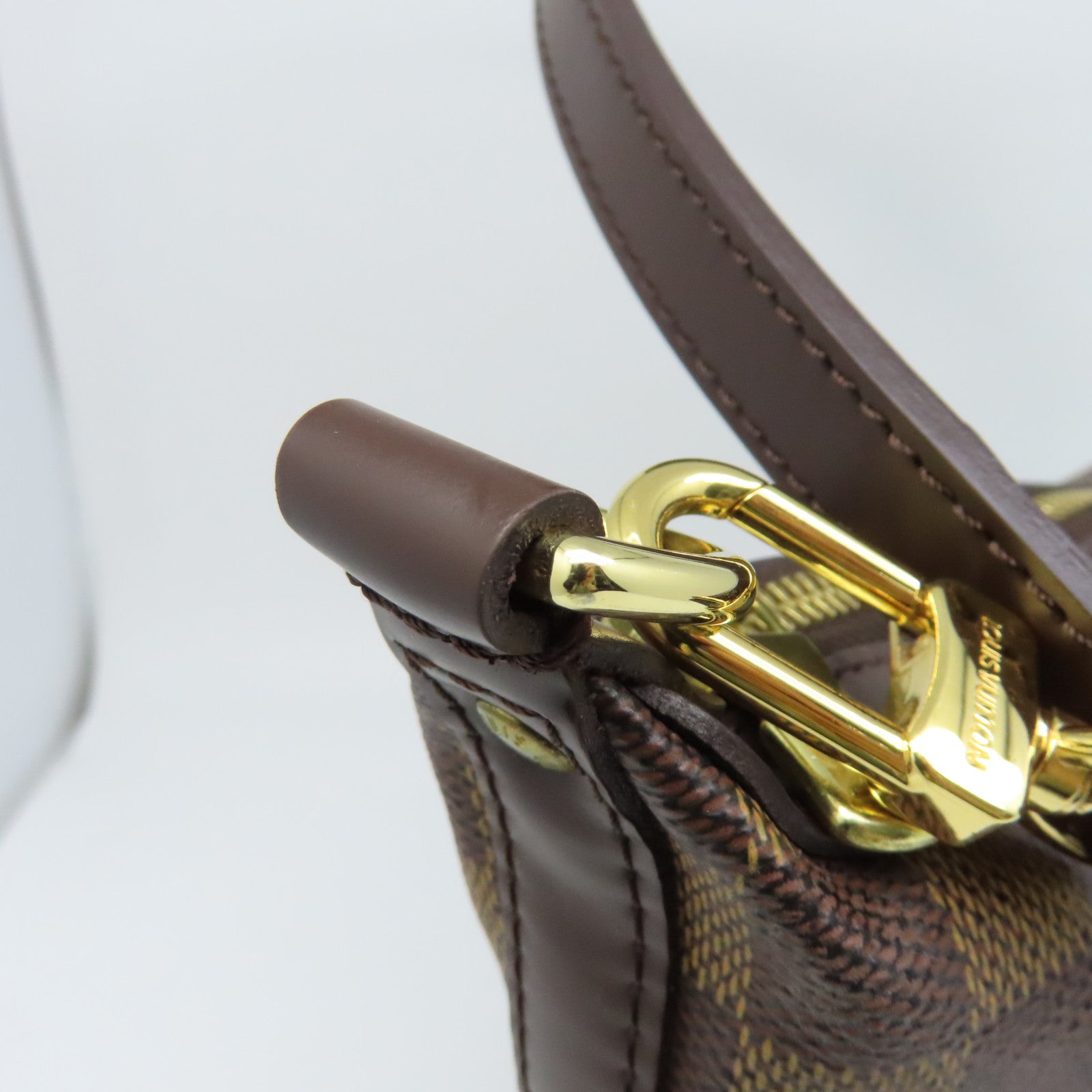LOUIS VUITTON Damier Illovo MM金扣肩背袋啡色