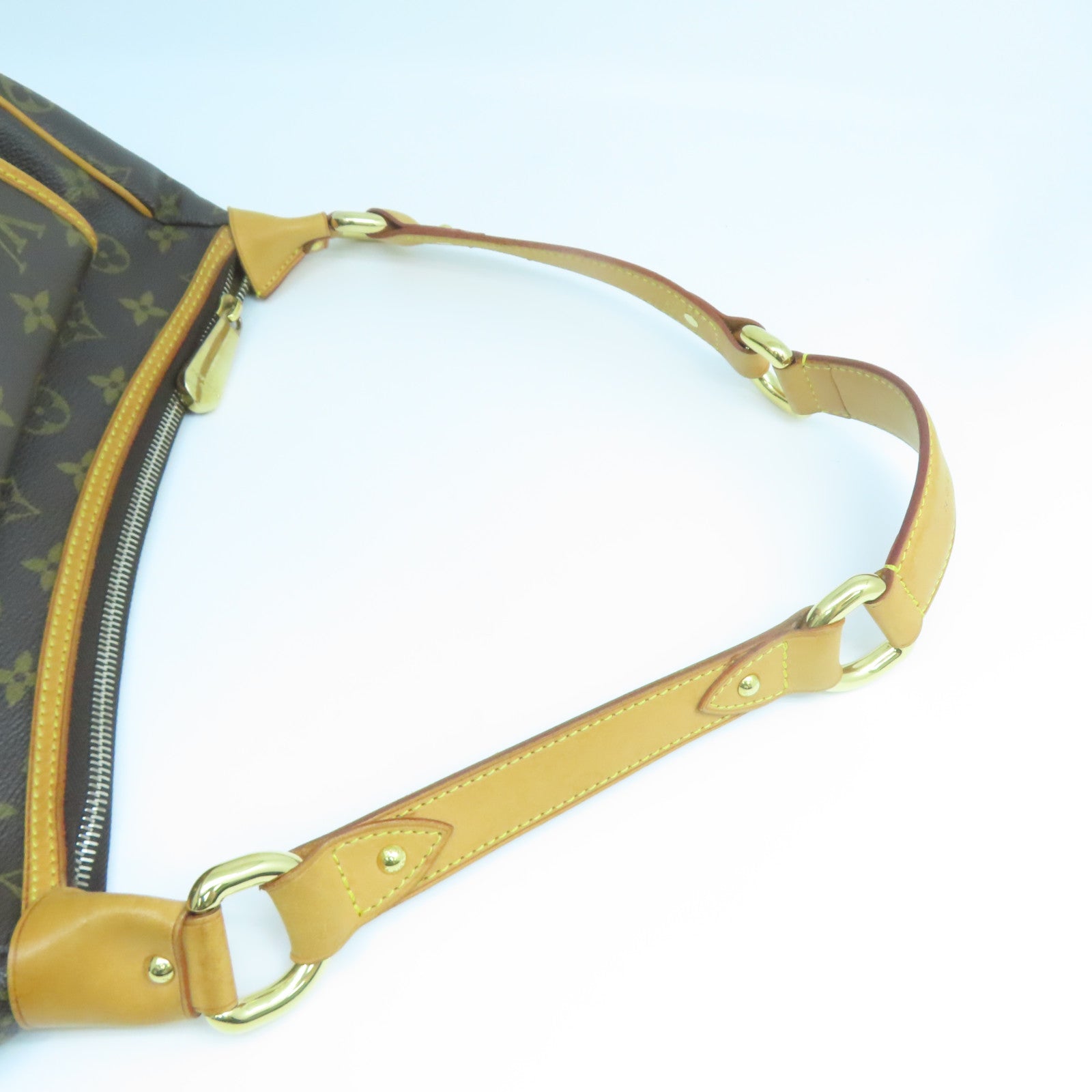 LOUIS VUITTON Monogram Tikal GM金扣肩背袋啡色