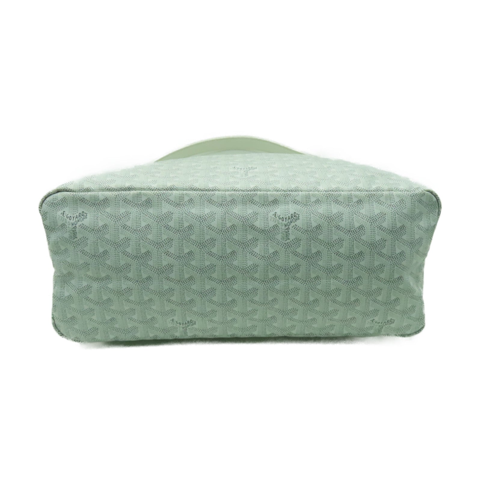GOYARD 塗層帆布Hobo Bag銀扣肩背袋白色