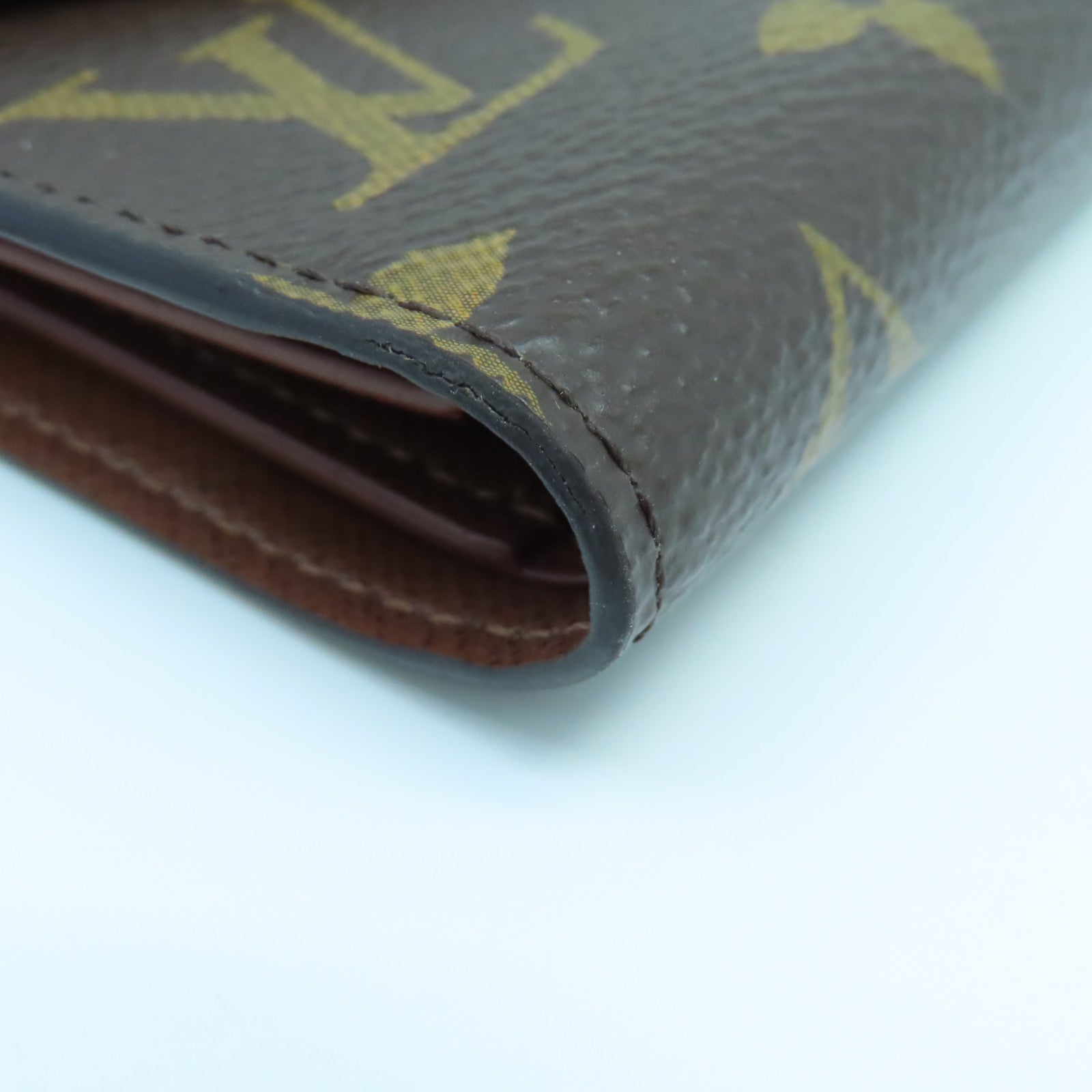 LOUIS VUITTON Monogram Wallet金扣錢包啡色