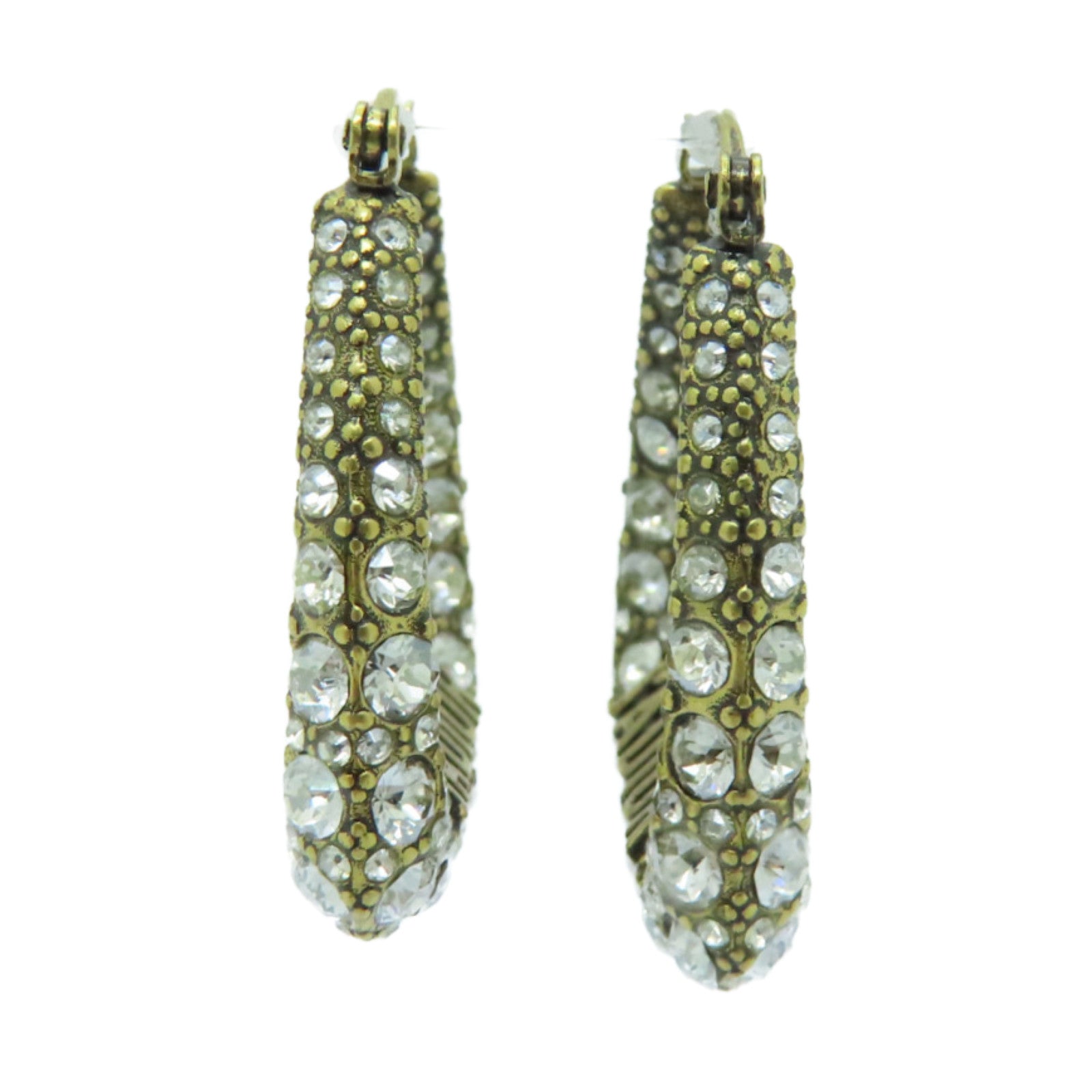Dior 金屬Earrings耳環透明/金色