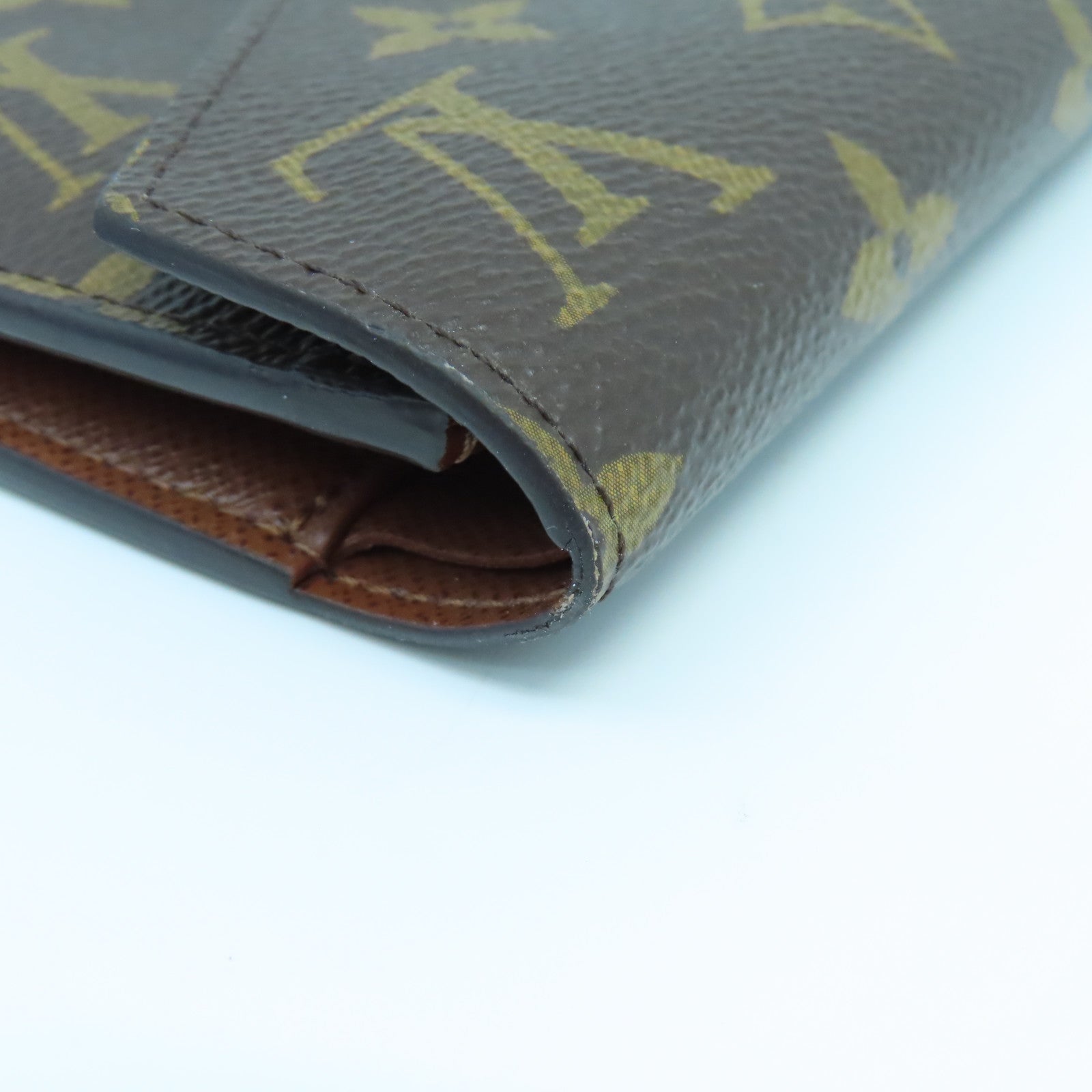LOUIS VUITTON Monogram Wallet金扣錢包啡色