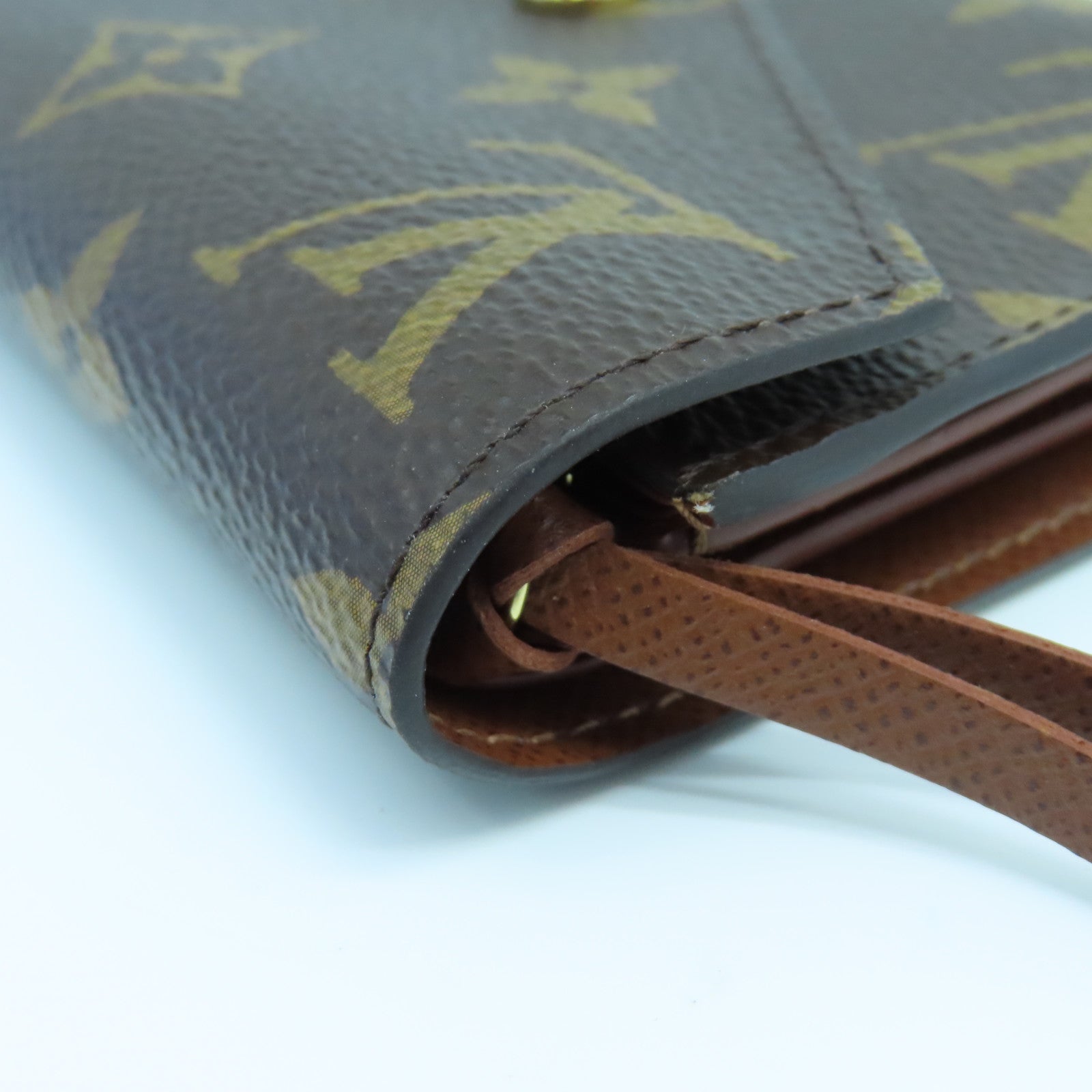 LOUIS VUITTON Monogram Wallet金扣錢包啡色