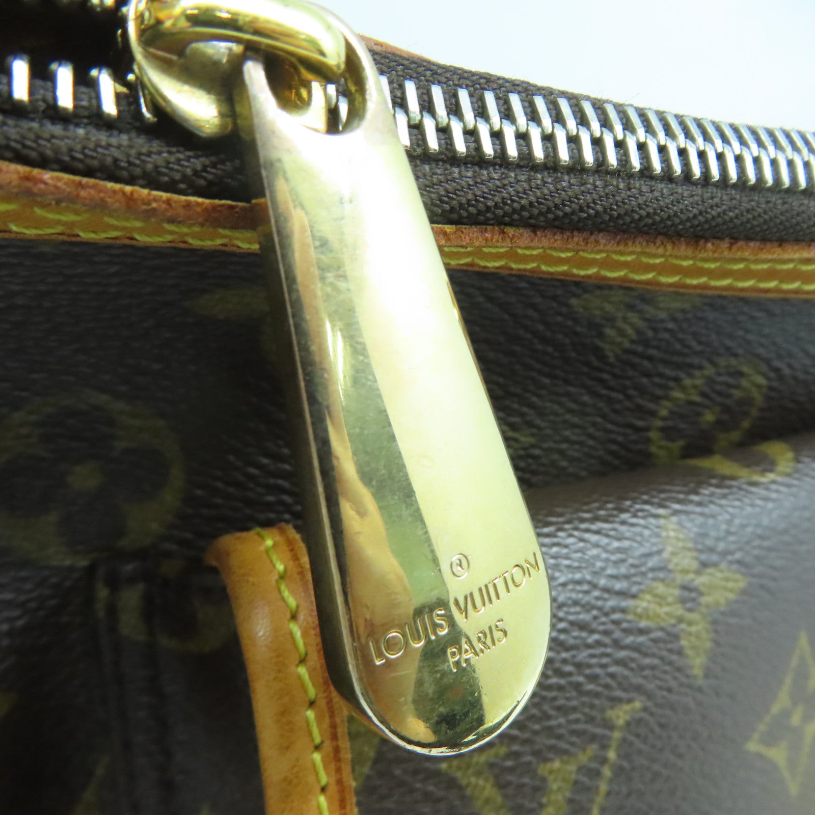 LOUIS VUITTON Monogram Tikal GM金扣肩背袋啡色