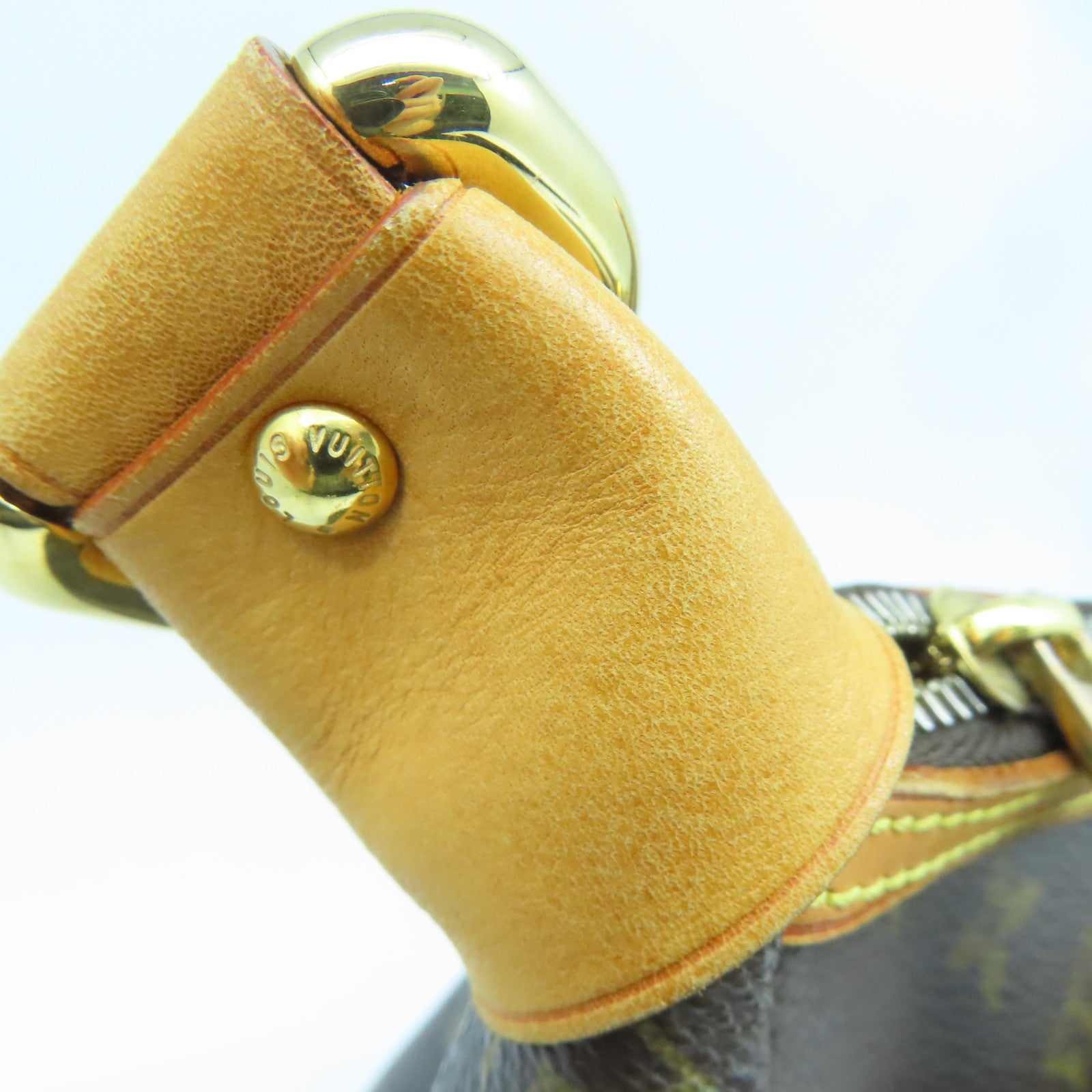 LOUIS VUITTON Monogram Tikal GM金扣肩背袋啡色