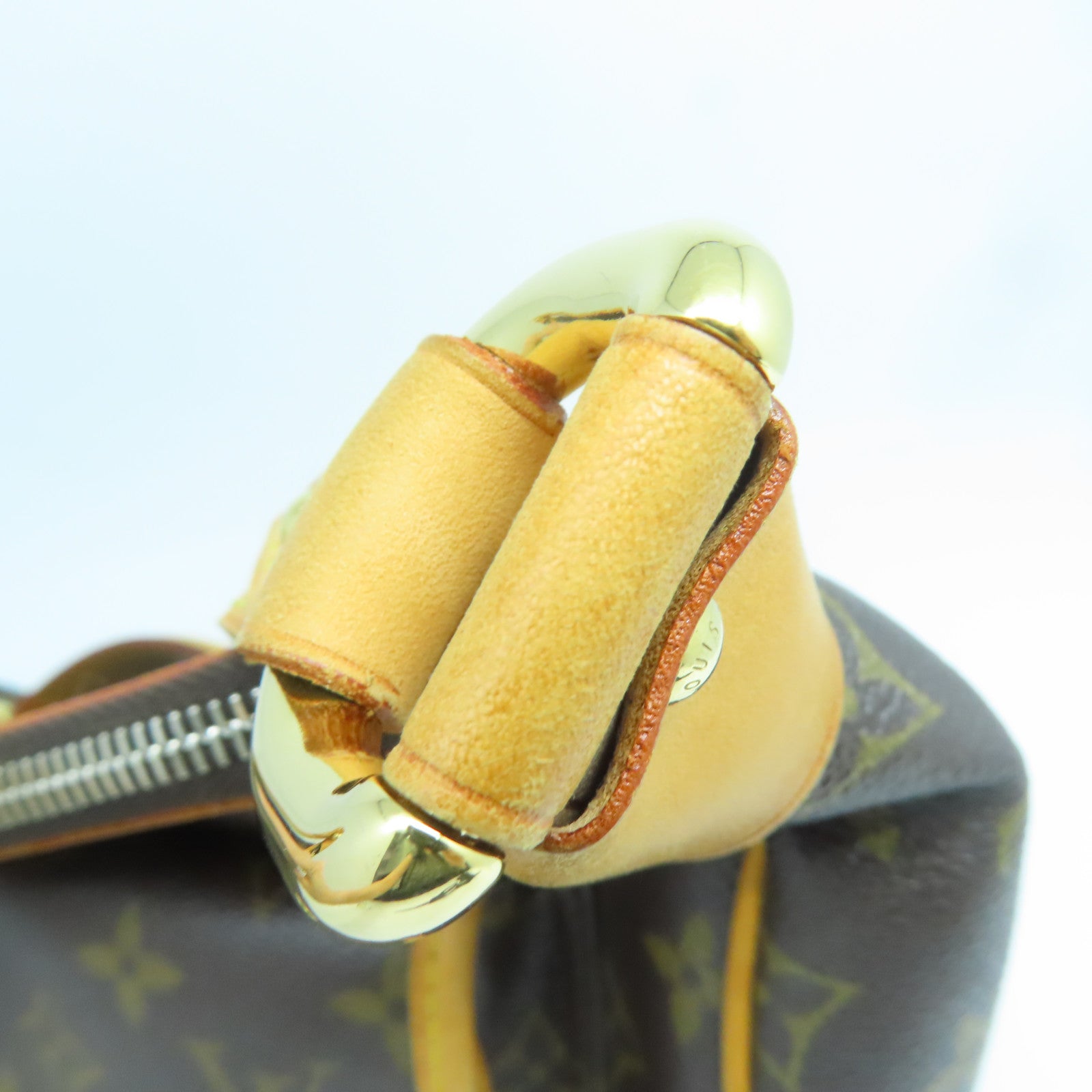 LOUIS VUITTON Monogram Tikal GM金扣肩背袋啡色