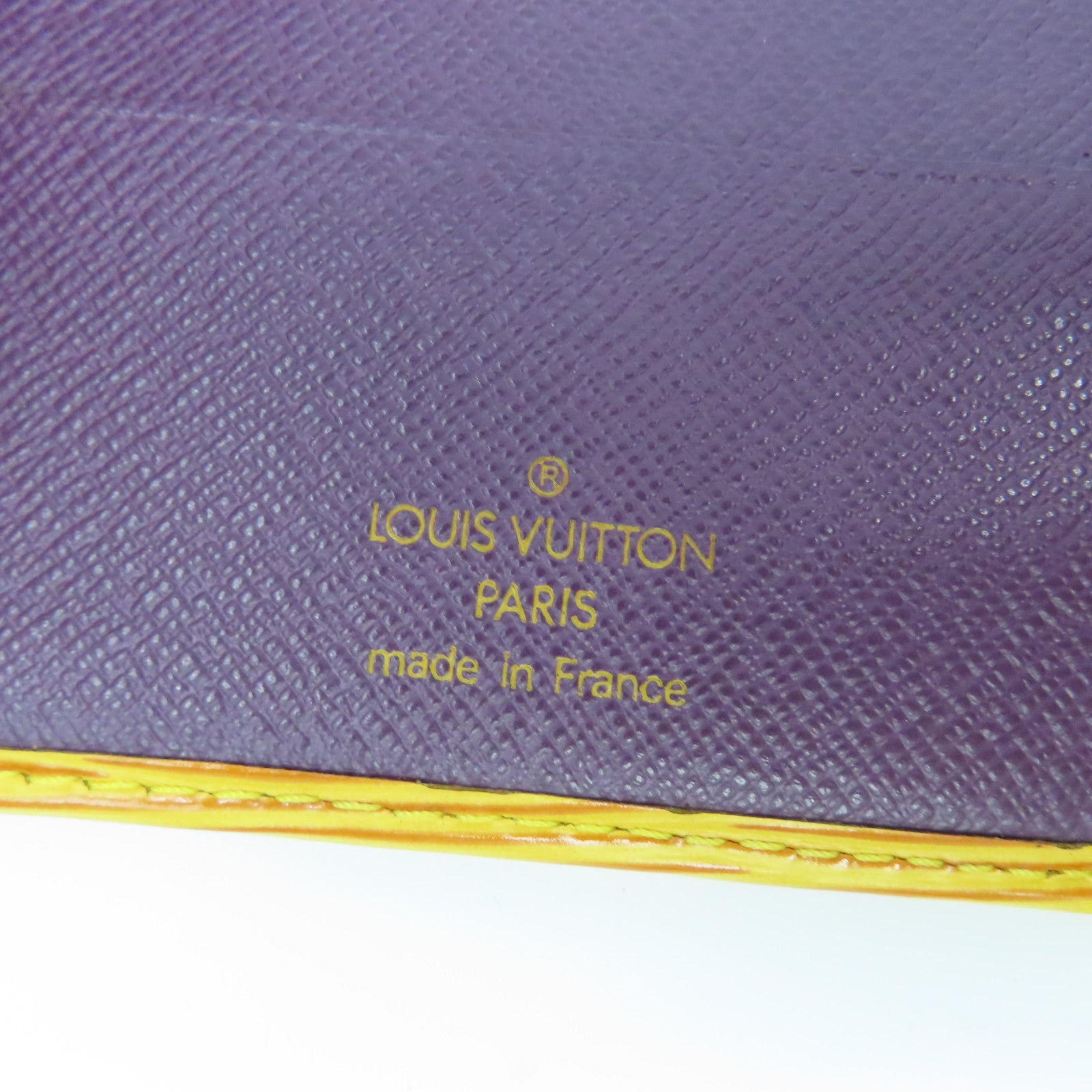 LOUIS VUITTON 【激減優惠】Epi Macro錢包黃色