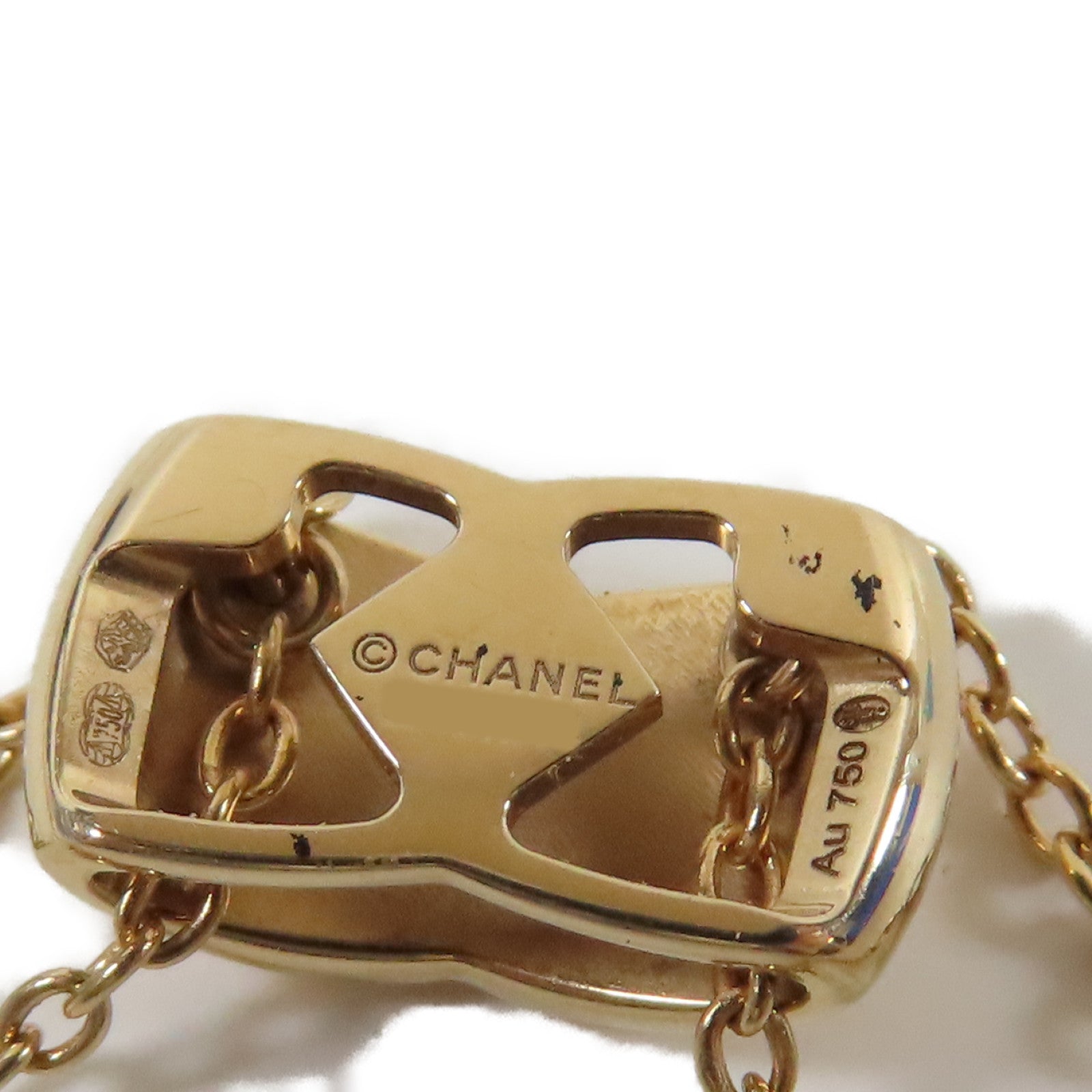 CHANEL 18K玫瑰金Coco Crush Necklace項鍊#38cm